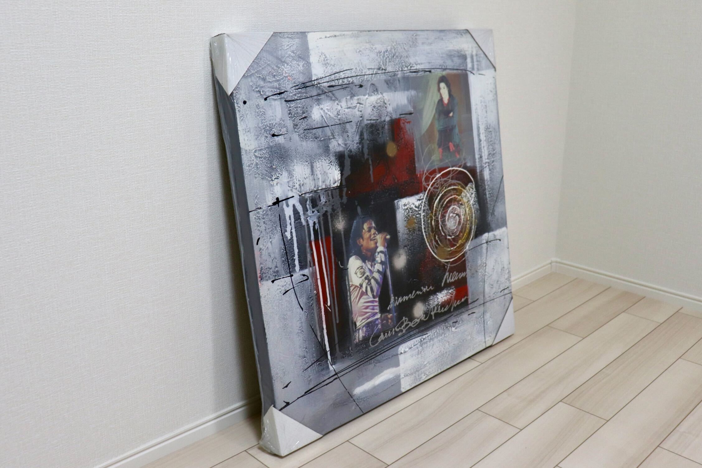 GMIK749S◯マイケル・ジャクソン アートパネル 大型 インテリアボード コラージュアート