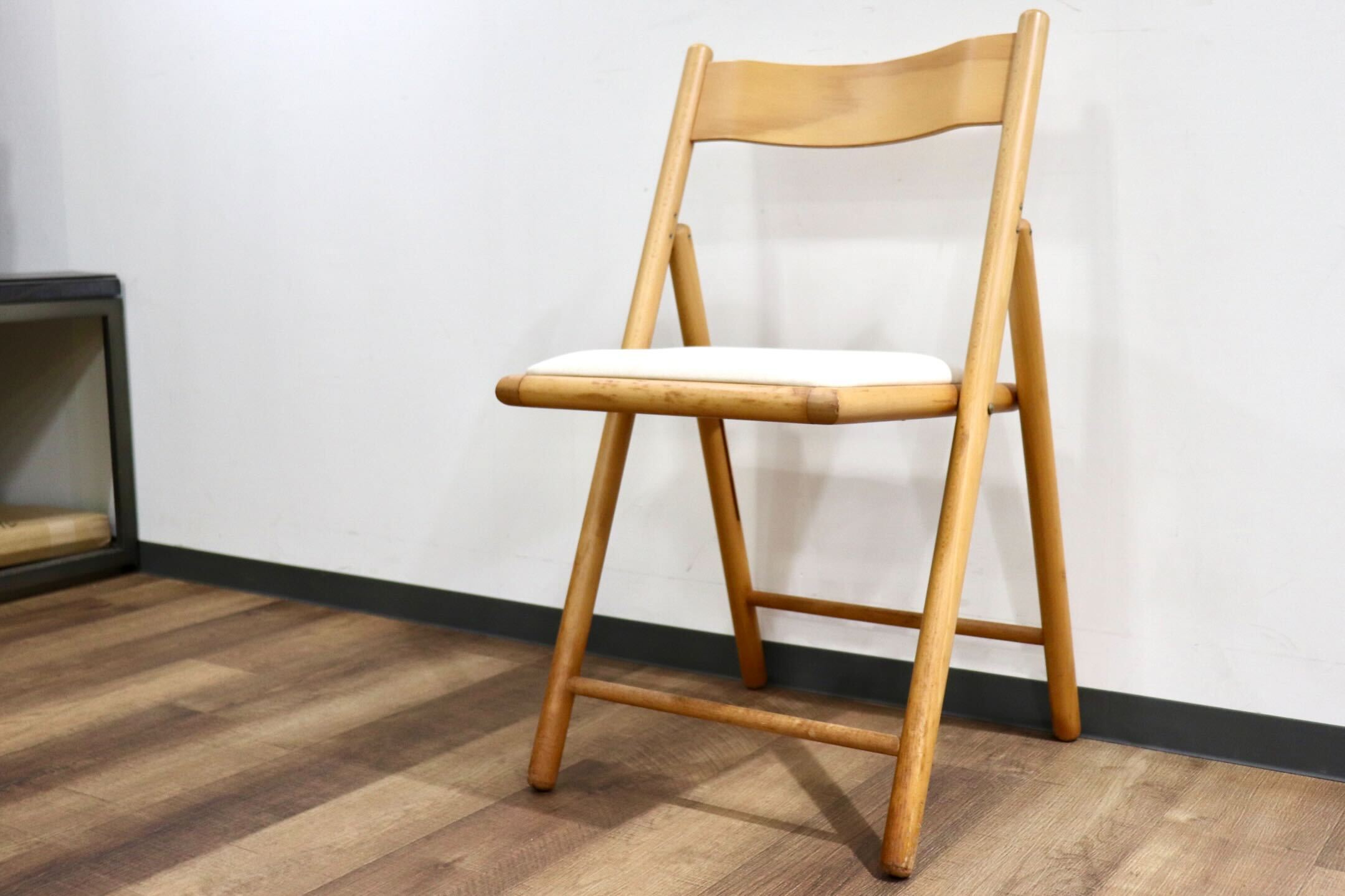 GMIK86D○無印良品 / MUJI フォールディングチェア ダイニングチェア 折りたたみチェア 椅子 イス チェア ブナ材 シンプル ナチュラル