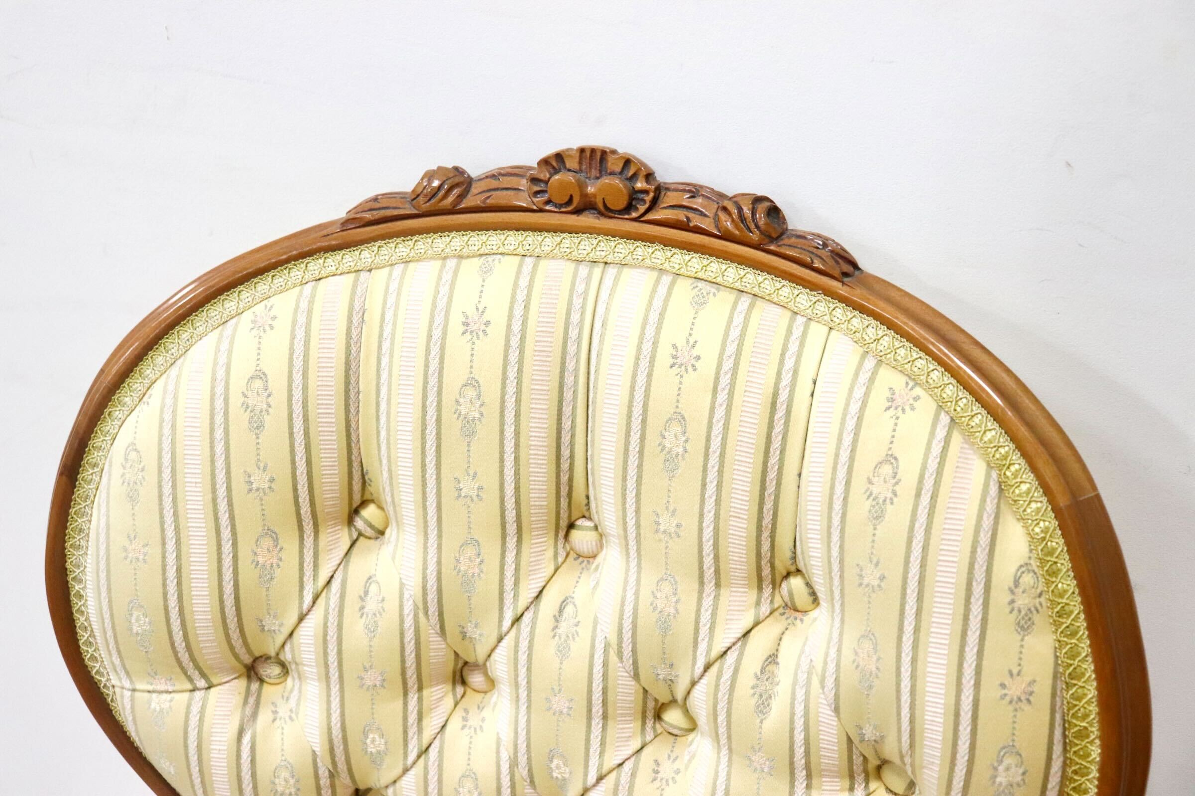 GMHH29A○イタリア ダイニングチェア 子供椅子 撮影用チェア ドールチェア ミニチェア ロココ調 猫脚 彫刻 ヨーロピアン クラシック 展示品