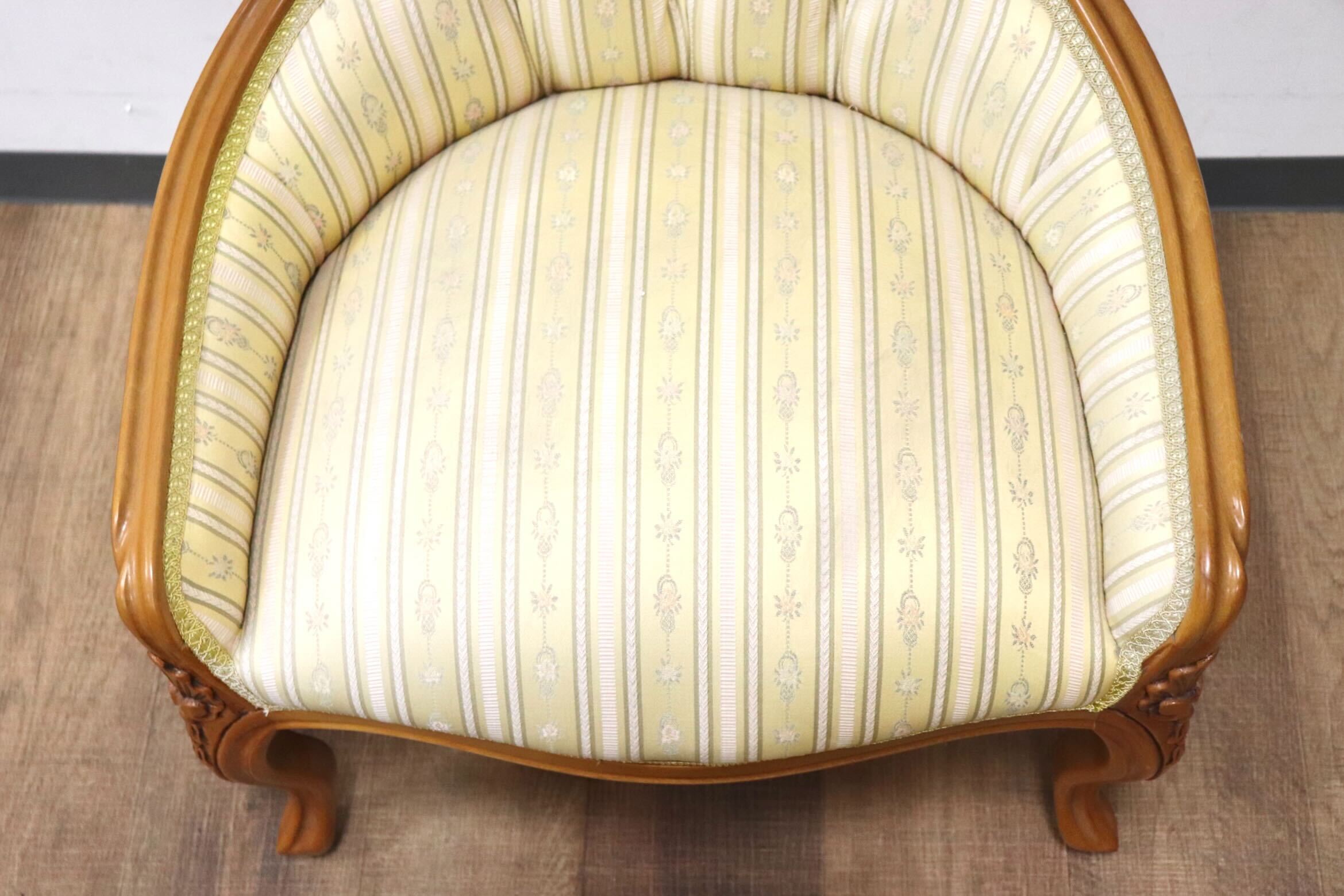 GMHH29A○イタリア ダイニングチェア 子供椅子 撮影用チェア ドールチェア ミニチェア ロココ調 猫脚 彫刻 ヨーロピアン クラシック 展示品