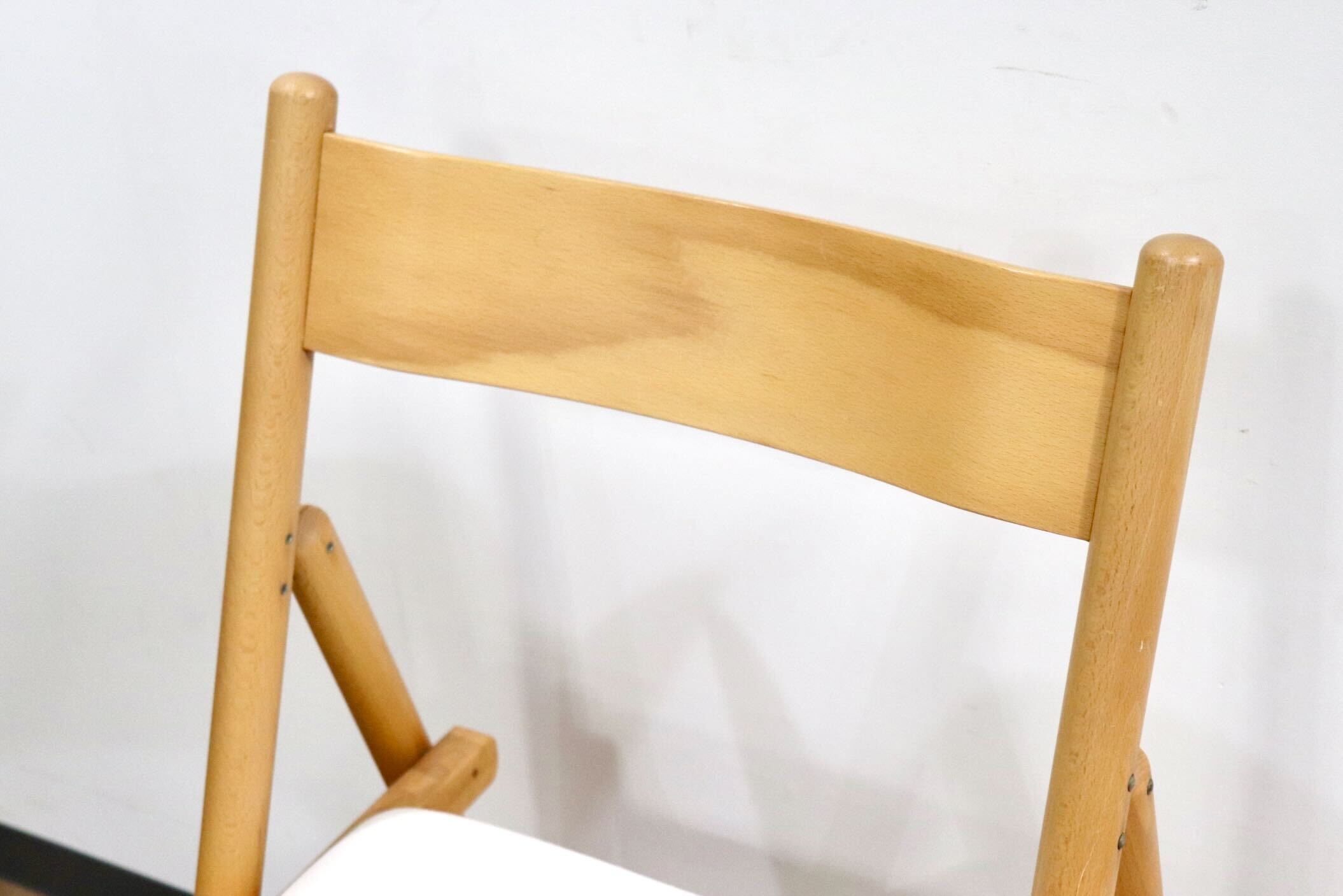 GMIK86D○無印良品 / MUJI フォールディングチェア ダイニングチェア 折りたたみチェア 椅子 イス チェア ブナ材 シンプル ナチュラル