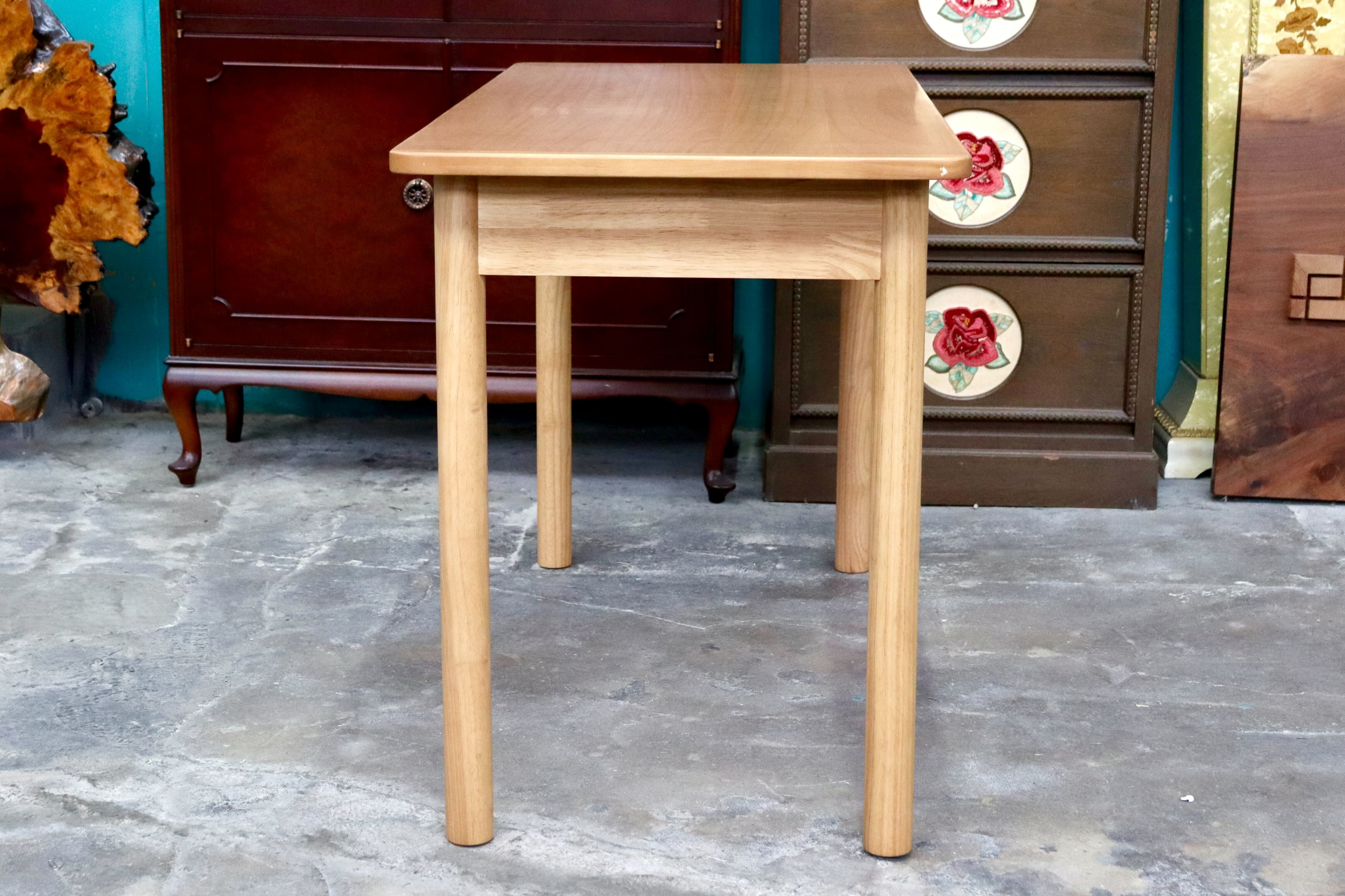 GMIK935A○無印良品 / MUJI ダイニングテーブル 食卓テーブル 作業台 パソコンデスク 机 ラバーウッド材 木製 ナチュラル