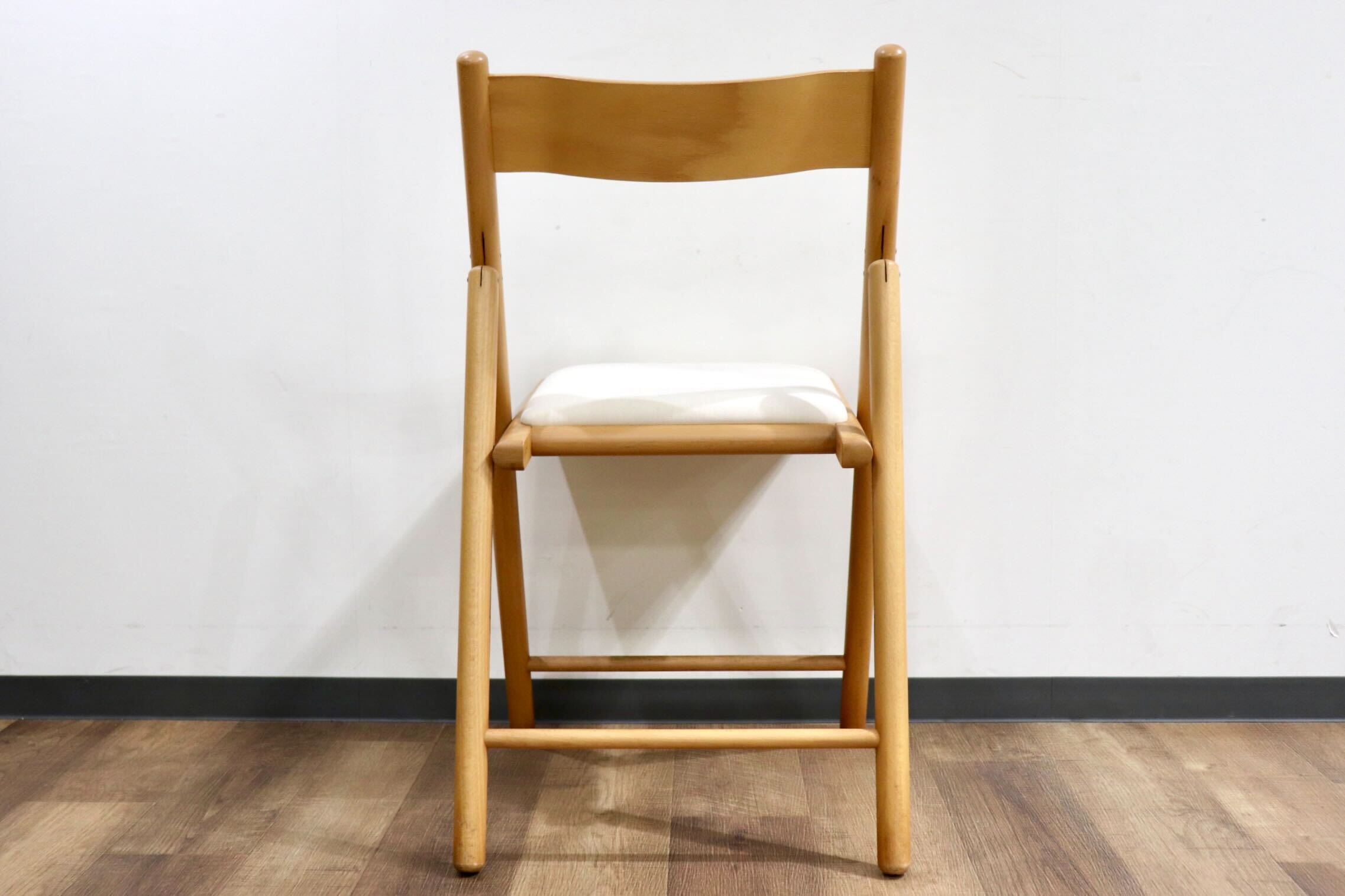 GMIK86D○無印良品 / MUJI フォールディングチェア ダイニングチェア 折りたたみチェア 椅子 イス チェア ブナ材 シンプル ナチュラル