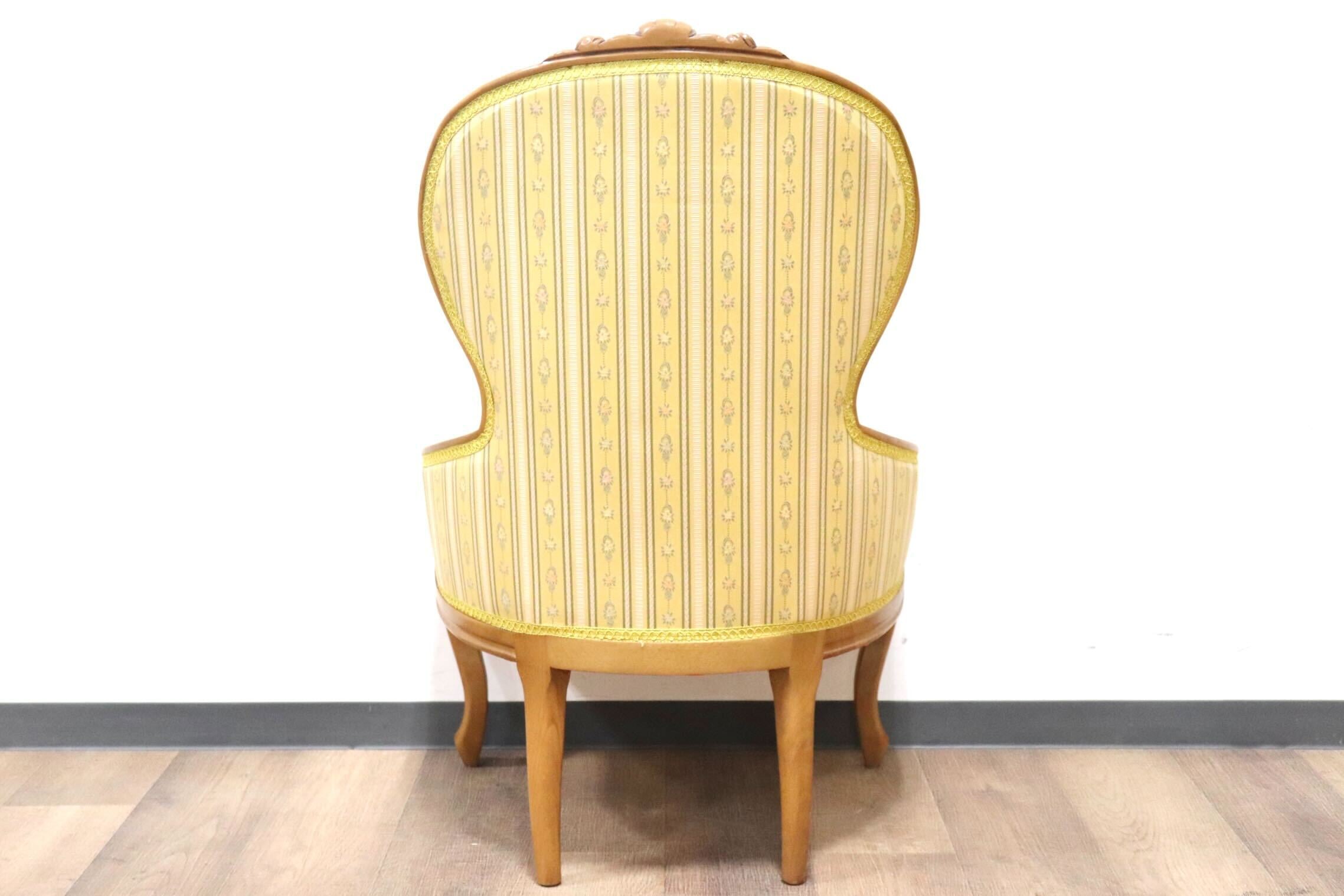 GMHH29B○イタリア ダイニングチェア 子供椅子 撮影用チェア ドールチェア ミニチェア ロココ調 猫脚 彫刻 ヨーロピアン クラシック 展示品