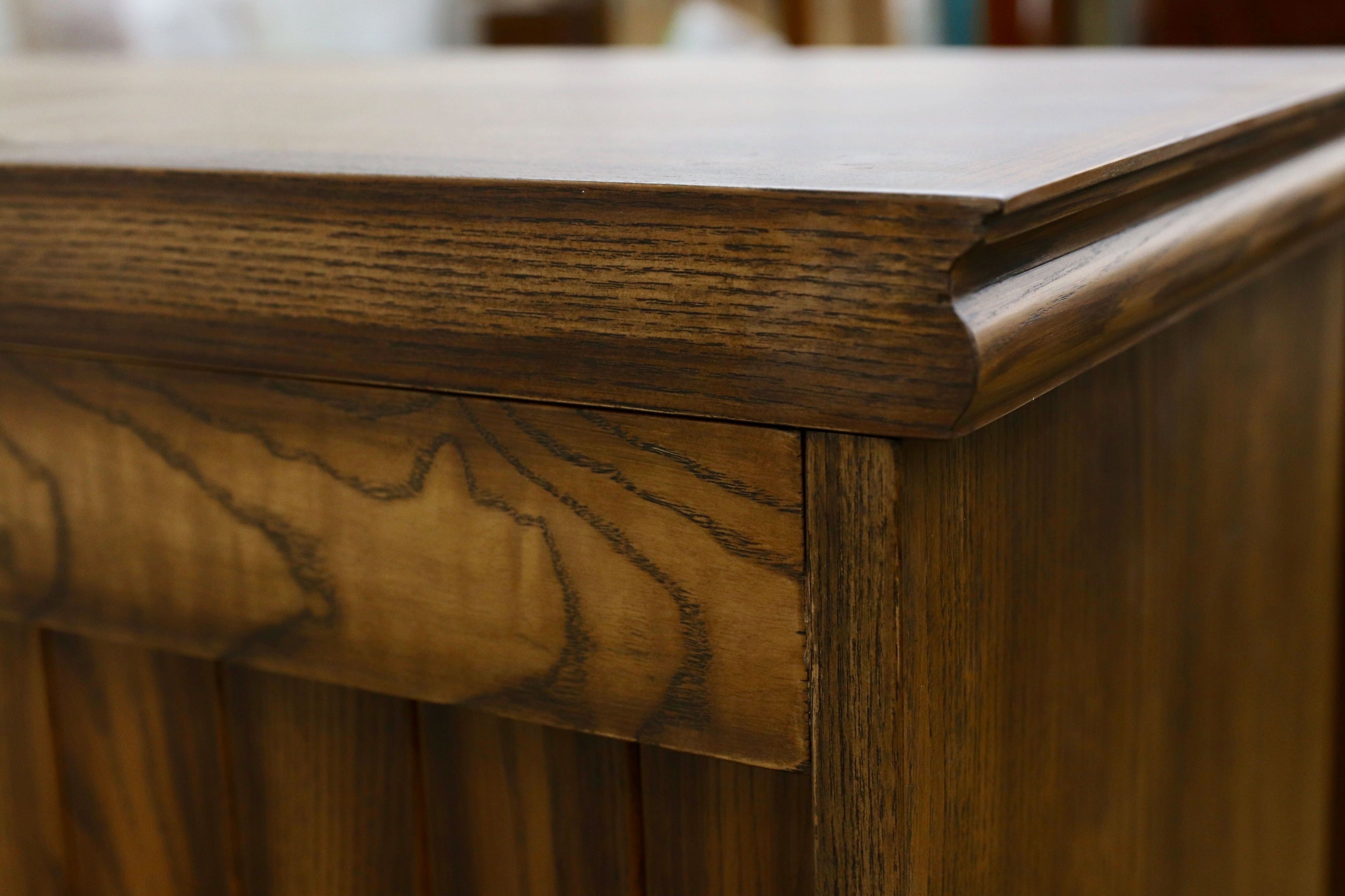 GMIS338B○民芸家具 和風モダン オープンシェルフ ラック ブックシェルフ 楢材 古民家 カフェ 店舗什器