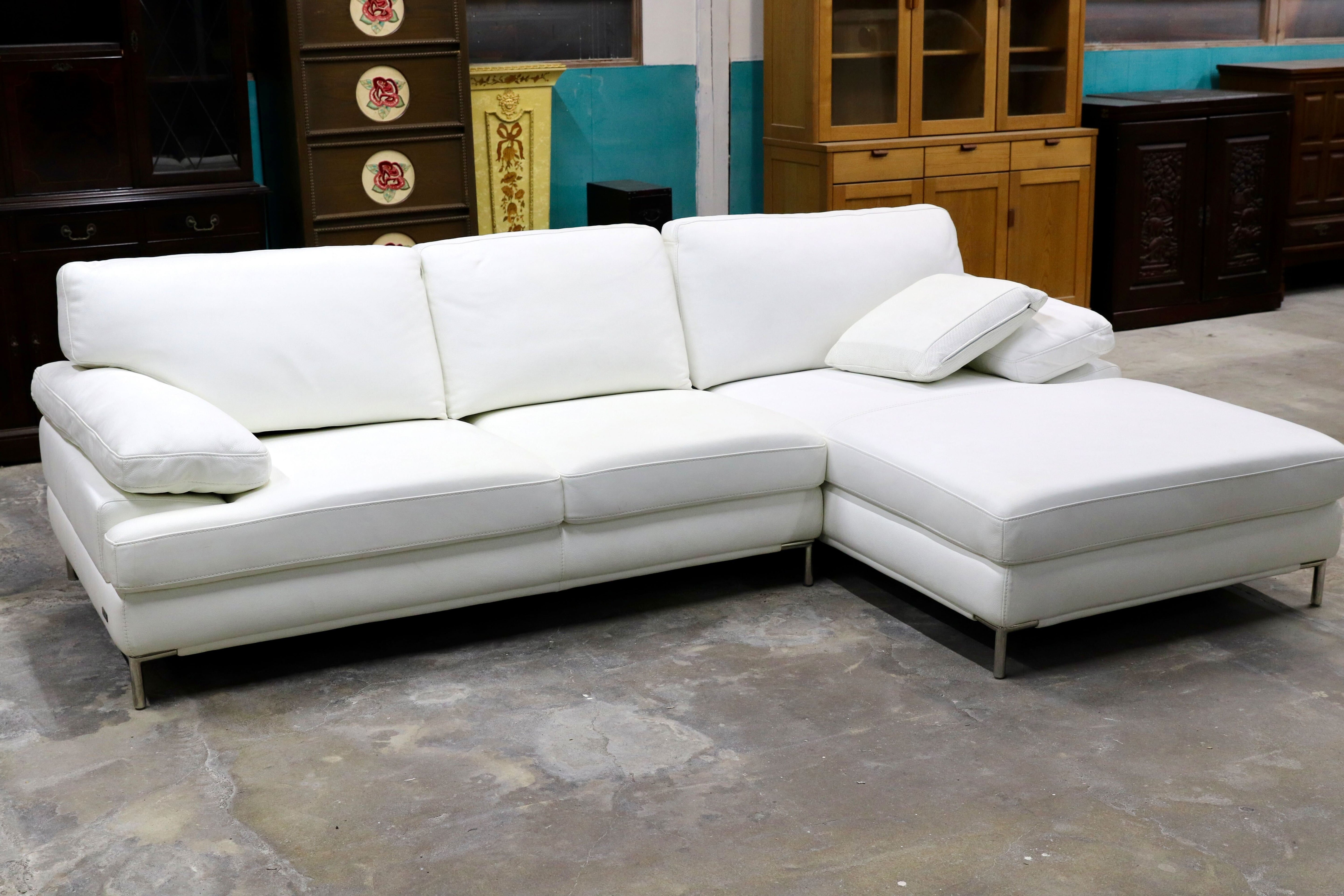 GMIK643○KELVIN GIORMANI / ケルビンジョルマーニ 本革 レザー カウチソファ ドイツ スタイリッシュモダン 最高級 約80万