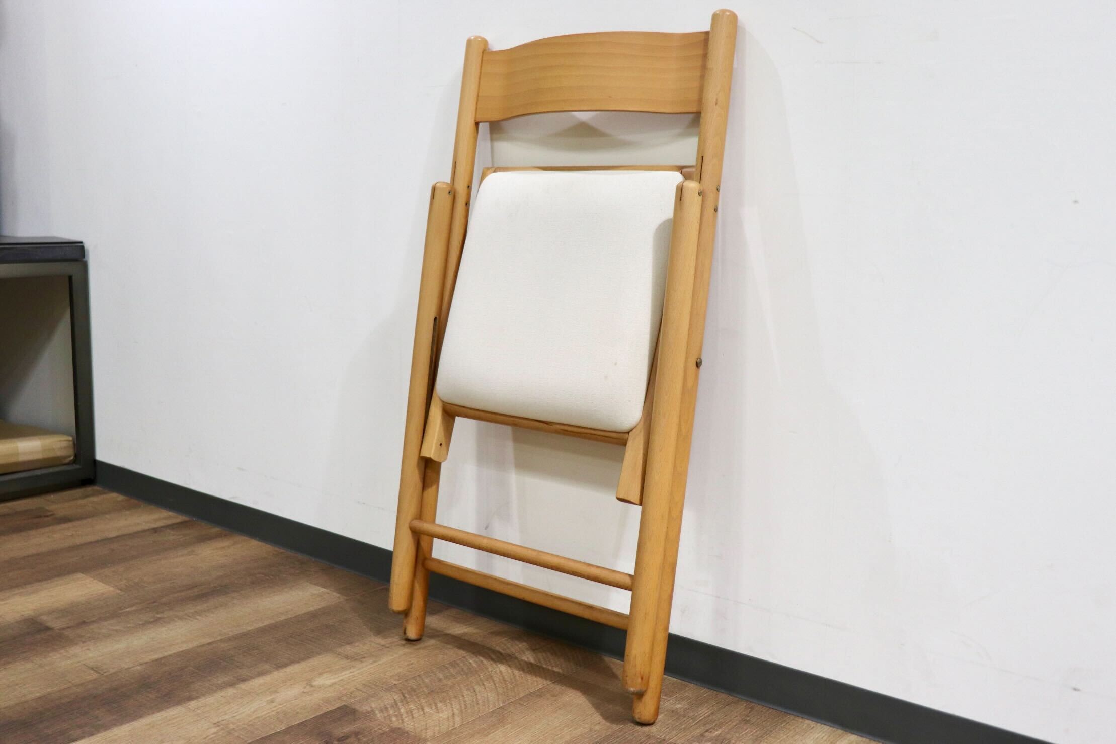 GMIK86F○無印良品 / MUJI フォールディングチェア ダイニング