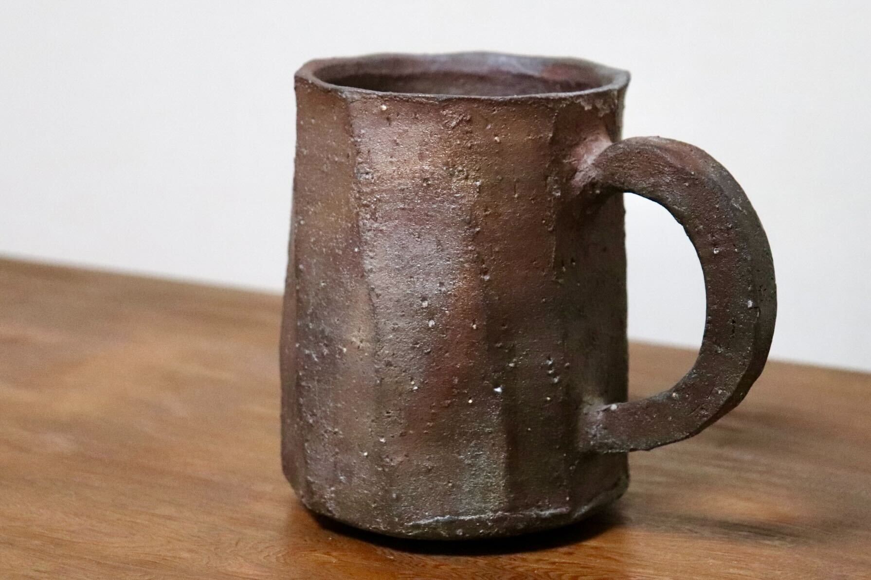 GMIO512◯市野悟窯 丹波焼 ビアジョッキ 陶器 市野哲次 伝統工芸 丹波篠山 未使用