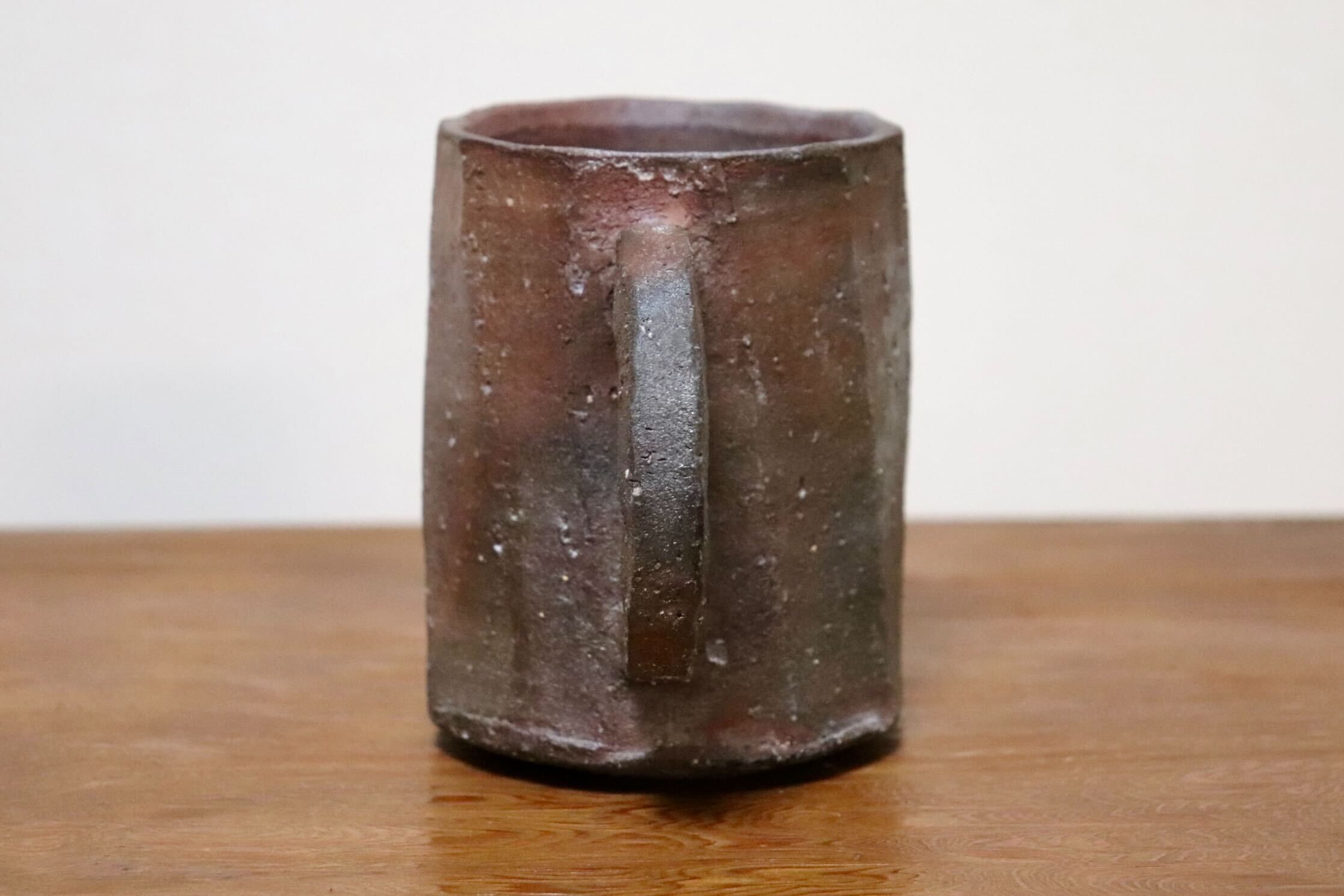 GMIO512◯市野悟窯 丹波焼 ビアジョッキ 陶器 市野哲次 伝統工芸 丹波篠山 未使用