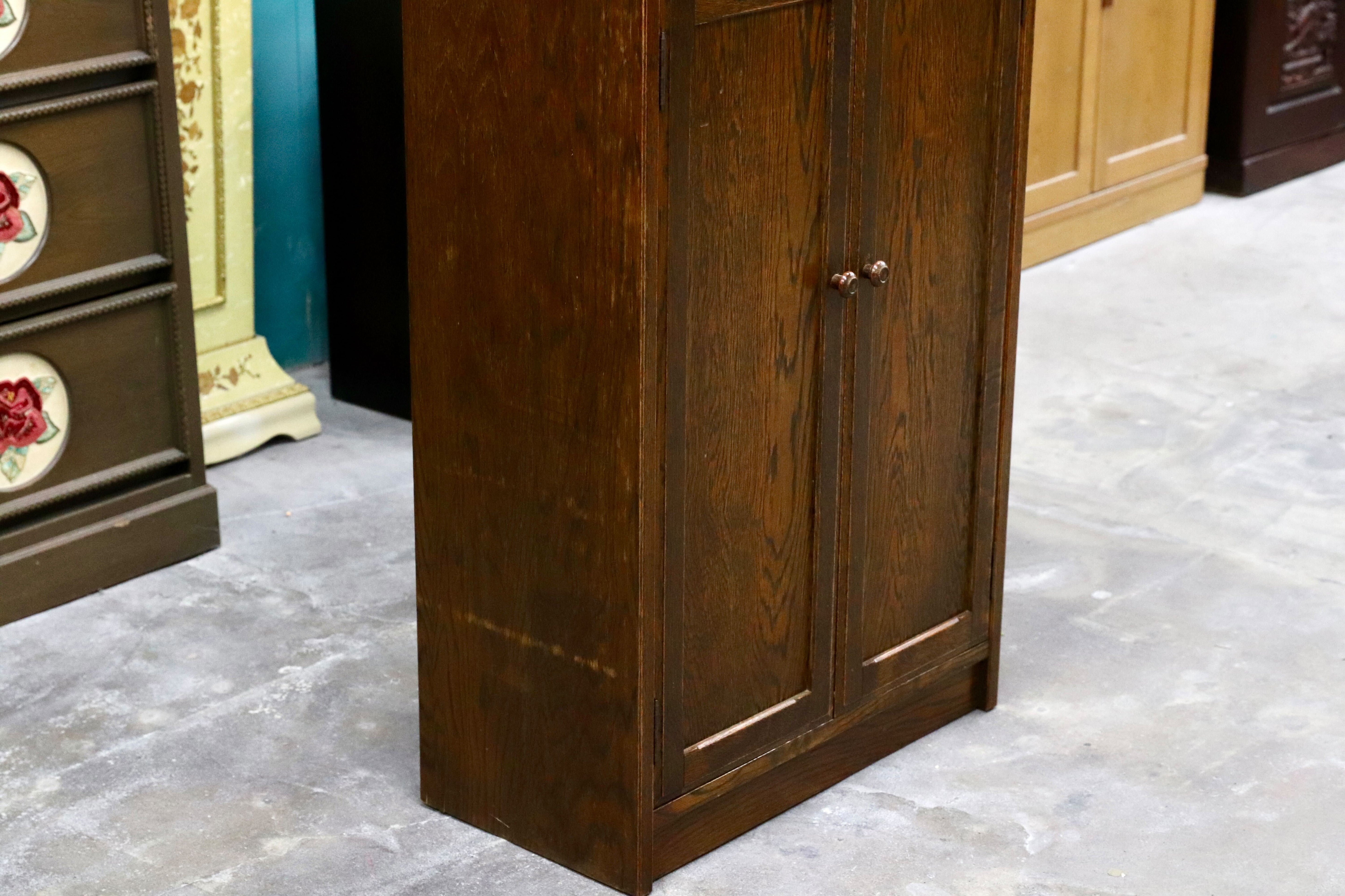 GMIK660○三越家具 Brugge ブルージュ スリムキャビネット 飾り棚 リビング収納 ハイボード 英国カントリー クラシック アンティーク