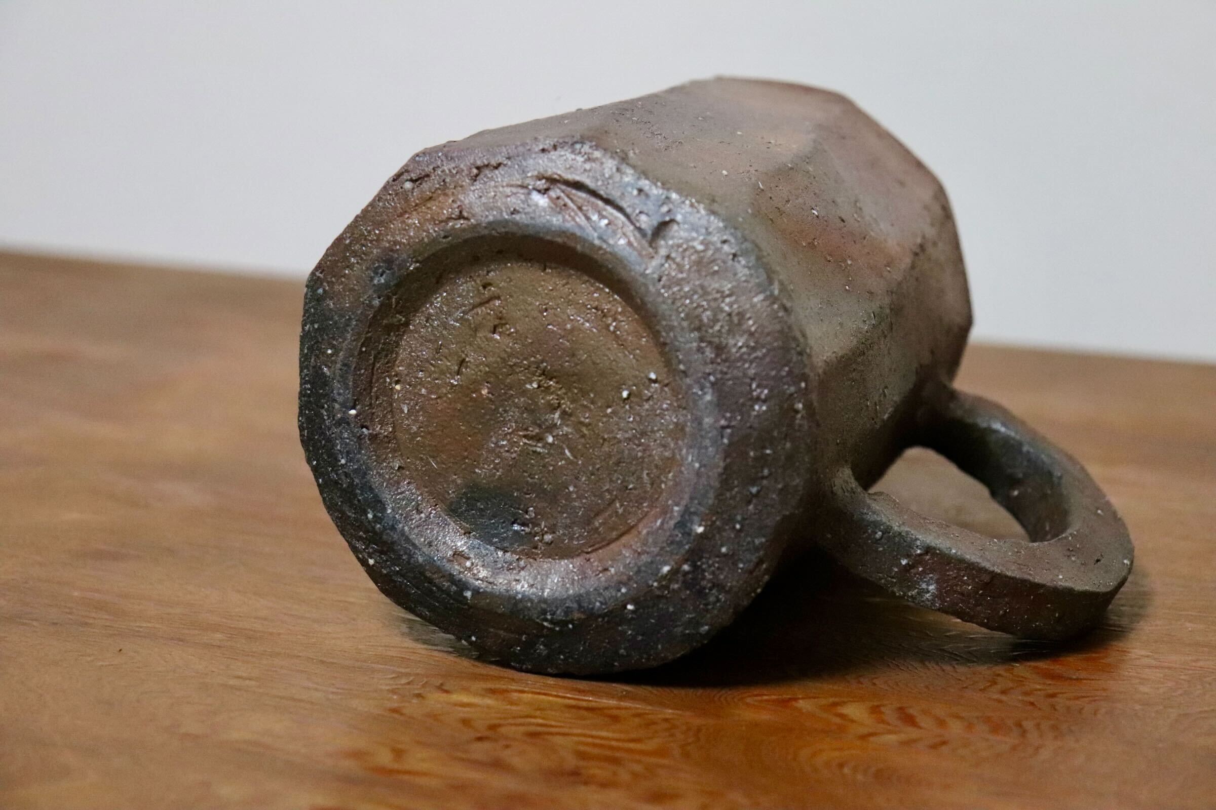 GMIO512◯市野悟窯 丹波焼 ビアジョッキ 陶器 市野哲次 伝統工芸 丹波篠山 未使用
