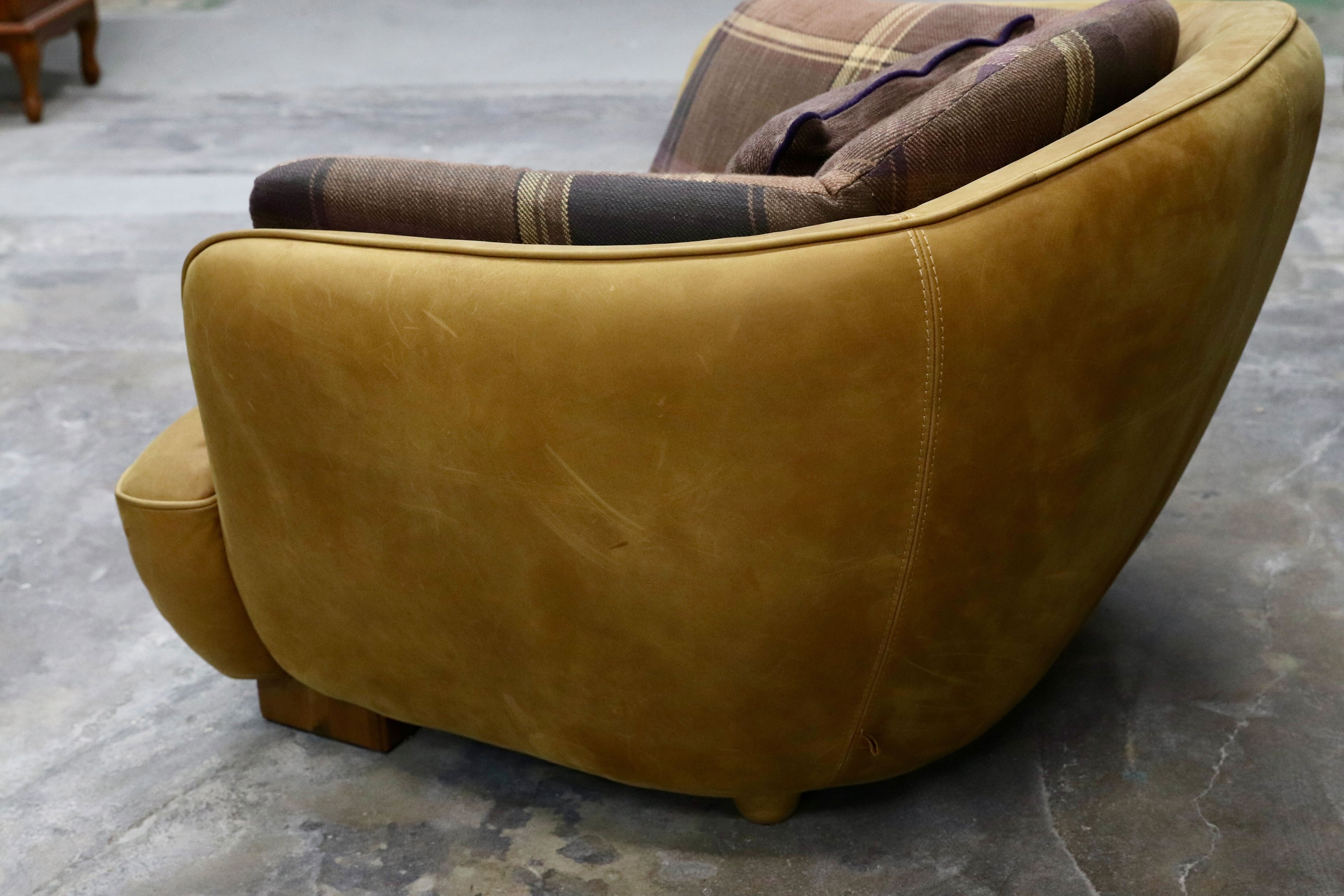 GMIK652A○tabu Leather Works / タブレザーワークス OPIAM sofa 1P オピアムソファ 1人掛けソファ シングルソファ 本革 レザー 定価20.9万