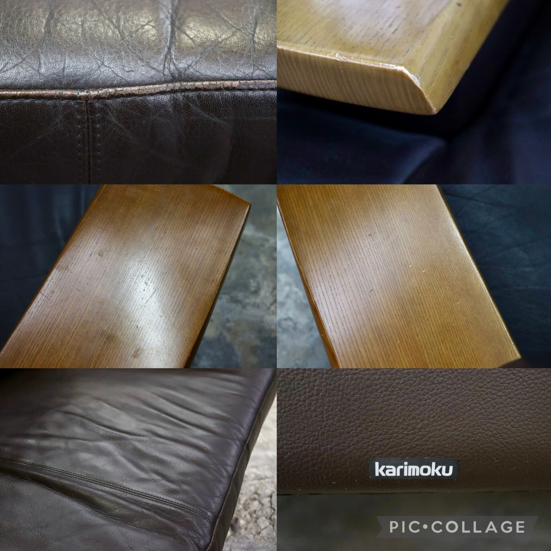 GMIK557B○karimoku / カリモク ZU4023 3人掛けソファ トリプルソファ 長椅子 本革 応接 モダン 国産家具