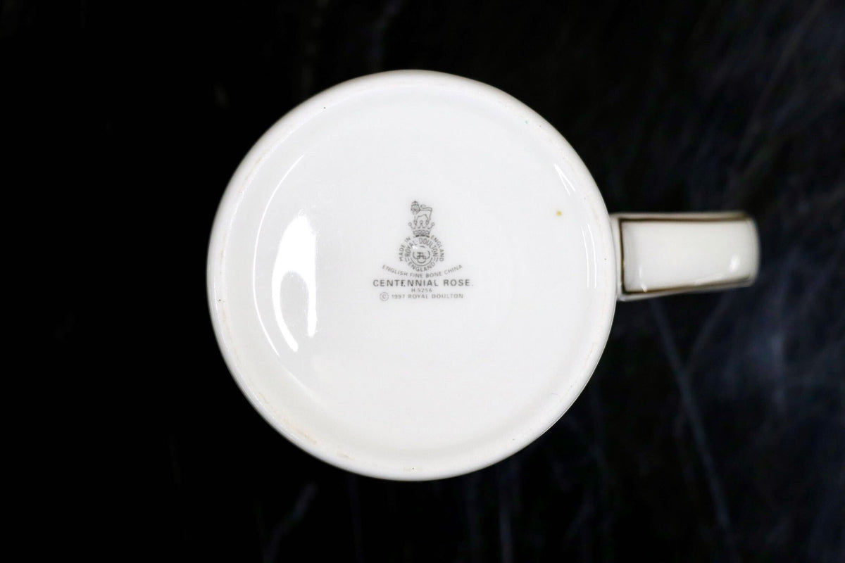 GMJH332BI◯Royal Doulton / ロイヤル ドルトン Centennial Rose センテニアル ローズ マグカップ ボーンチャイナ 西洋 廃盤 稀少