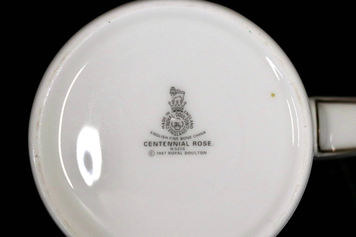 GMJH332BI◯Royal Doulton / ロイヤル ドルトン Centennial Rose センテニアル ローズ マグカップ ボーンチャイナ 西洋 廃盤 稀少