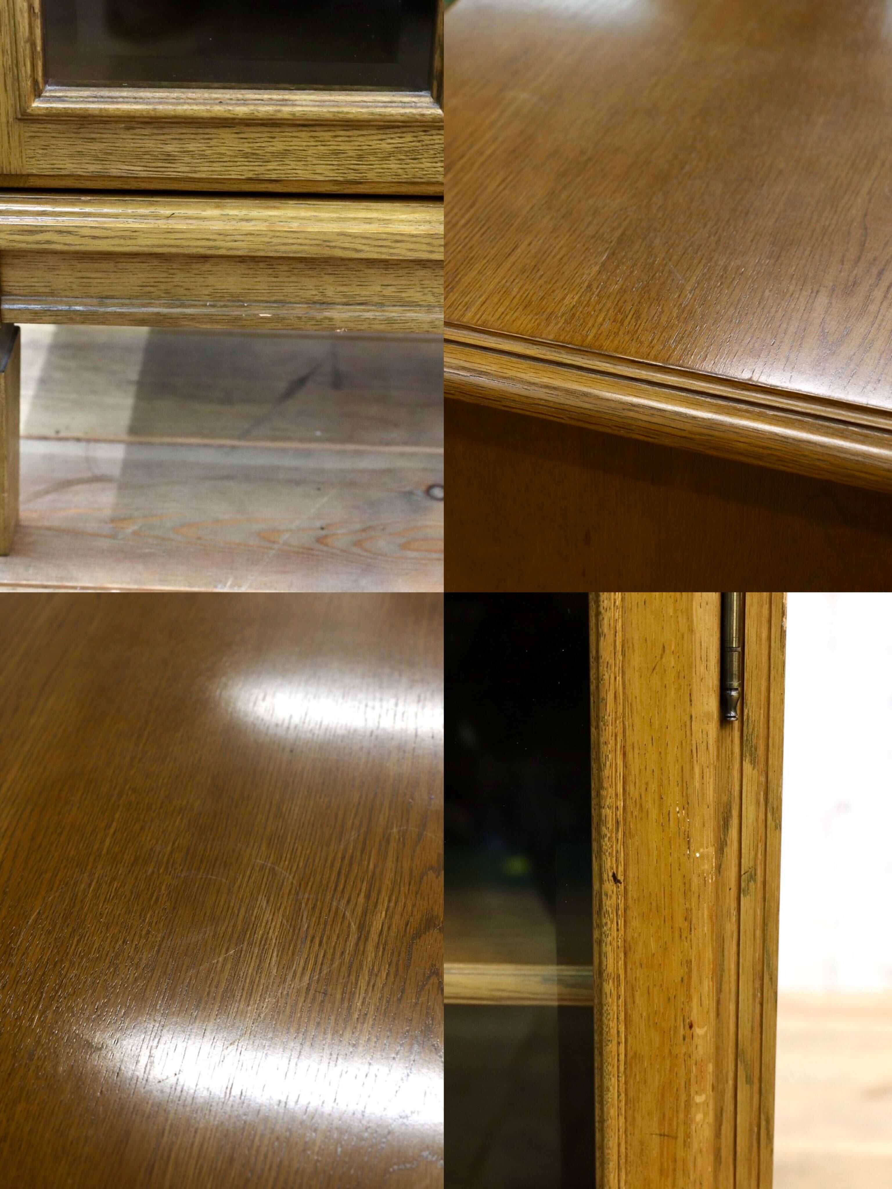 GMIK883〇domani / ドマーニ オーク材キャビネット サイドボード リビングボード 収納家具 クラシック アンティーク調 カリモク最高峰