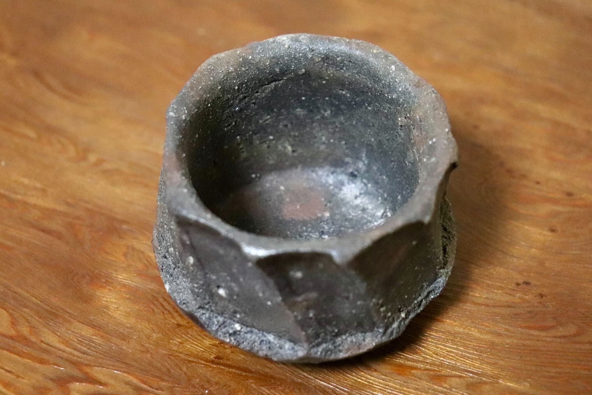 GMIO511C◯市野悟窯 丹波焼 ぐい呑み 酒器 陶器 市野哲次 伝統工芸 丹波篠山 未使用