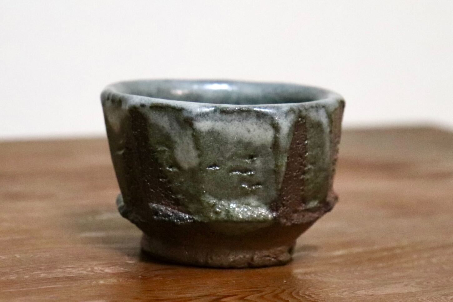GMIO511E◯市野悟窯 丹波焼 ぐい呑み 酒器 陶器 市野哲次 伝統工芸 丹波篠山 未使用