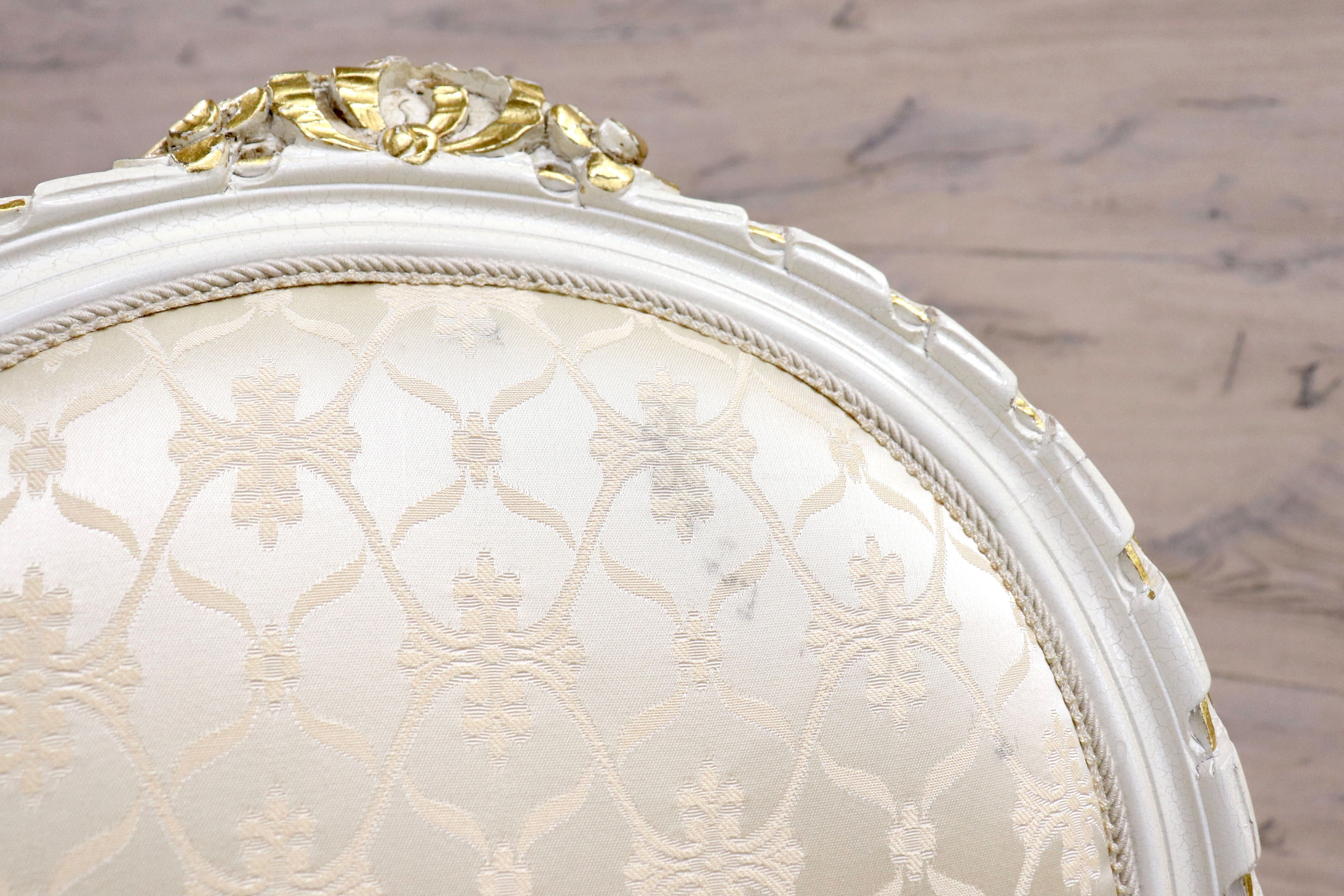 GMIK102D○イタリア製 アンティーク ダイニングチェア アームレスチェア