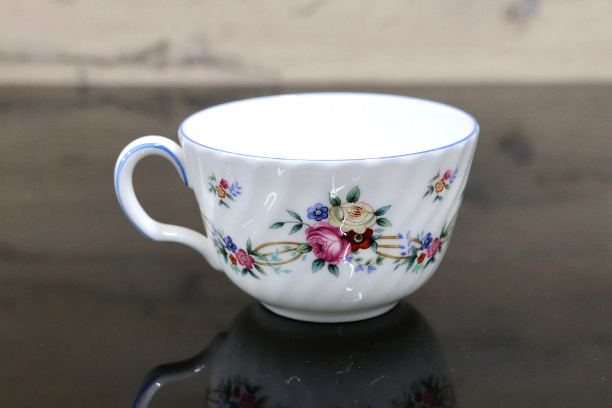 GMJH332BN◯MINTON / ミントン Summer Bouquet サマーブーケ カップ&ソーサー ティーカップ プレート 花柄 西洋 ヴィンテージ 廃盤 稀少