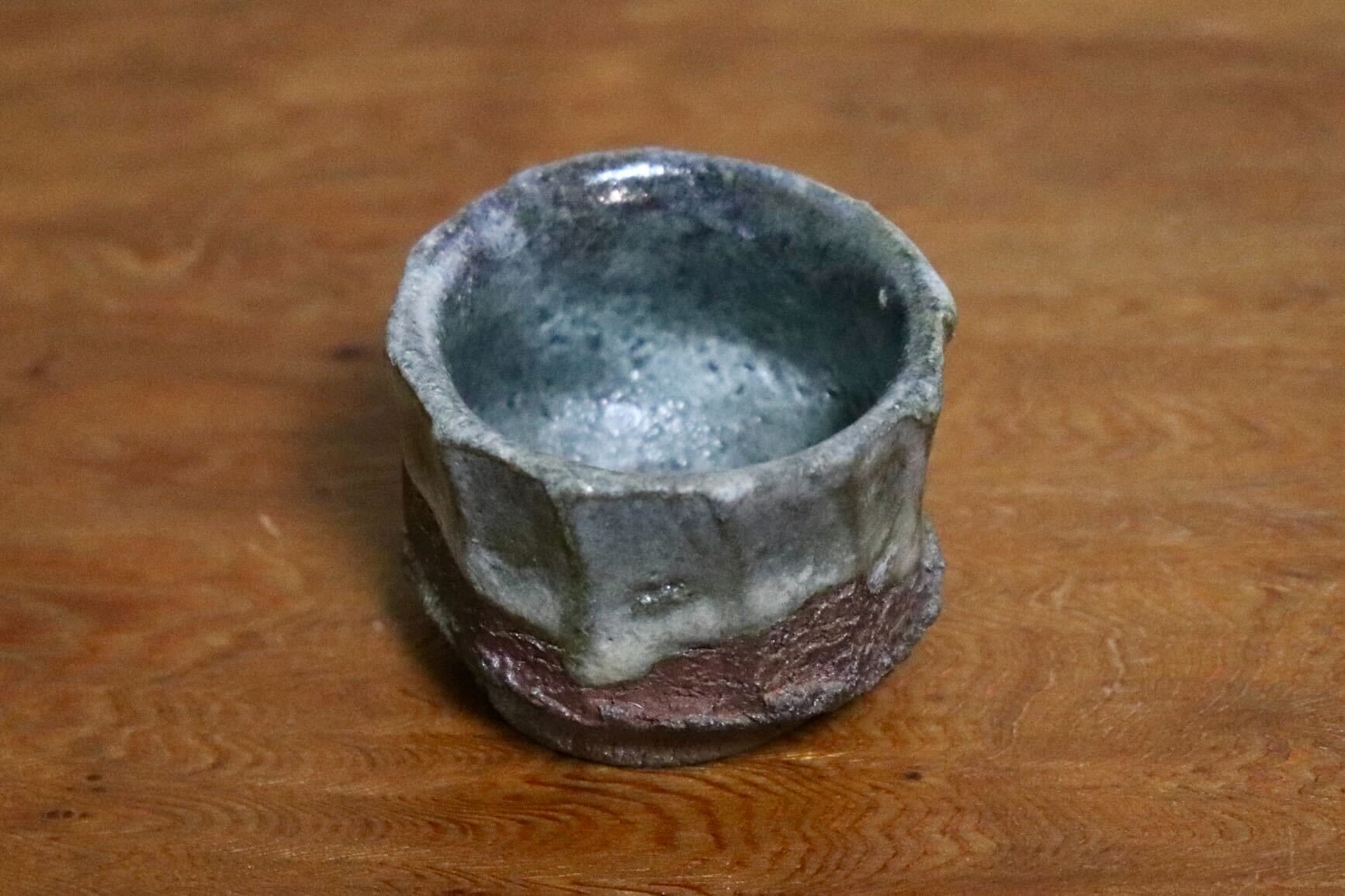 GMIO511F◯市野悟窯 市野哲次 丹波焼 ぐいのみ 酒器 陶器 丹波篠山 伝統工芸 未使用