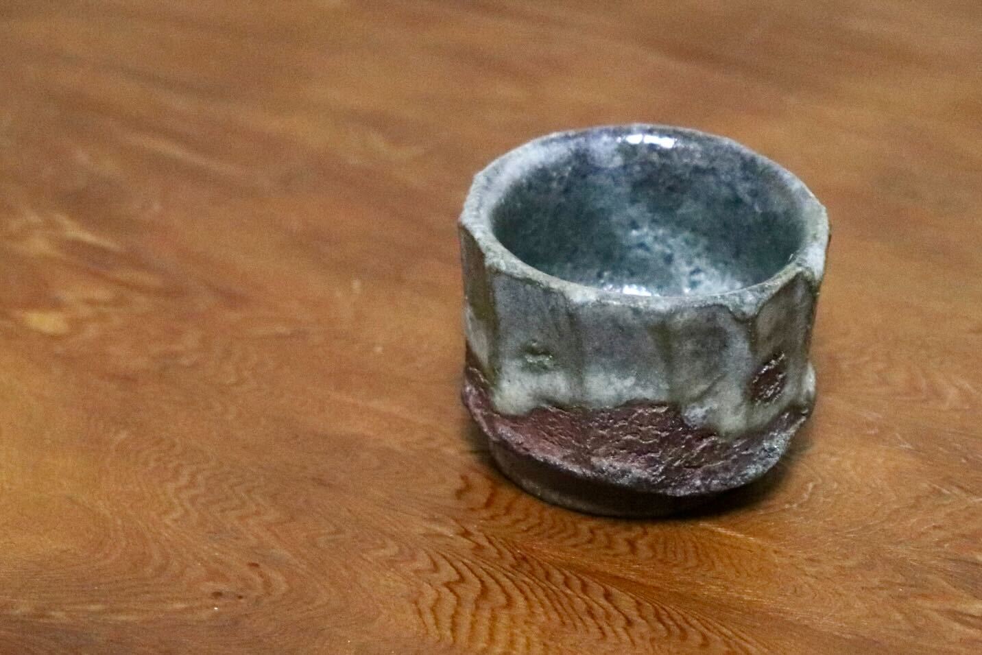 GMIO511F◯市野悟窯 市野哲次 丹波焼 ぐいのみ 酒器 陶器 丹波篠山 伝統工芸 未使用
