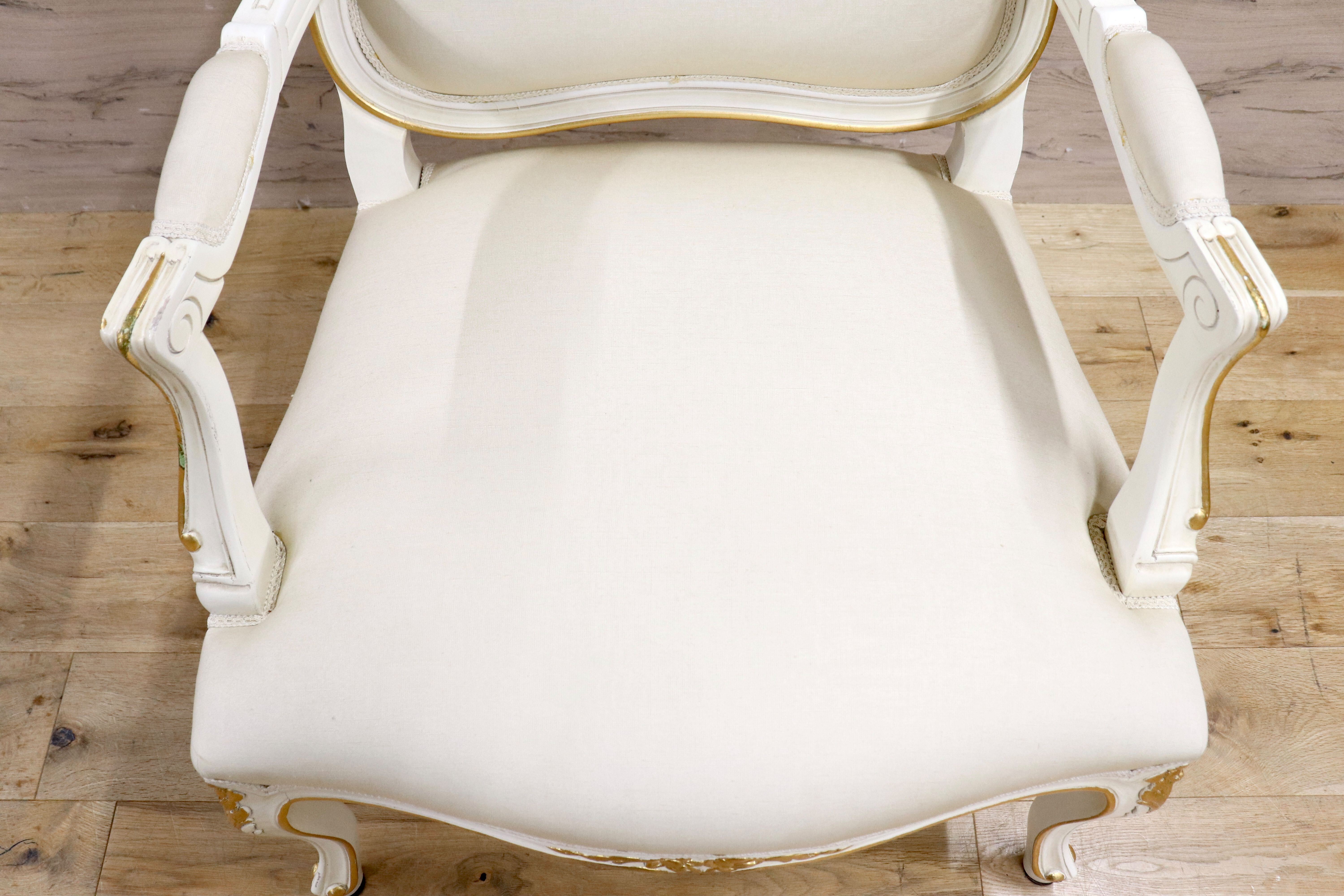 GMIK102I○イタリア製 アンティーク ダイニングチェア アームチェア