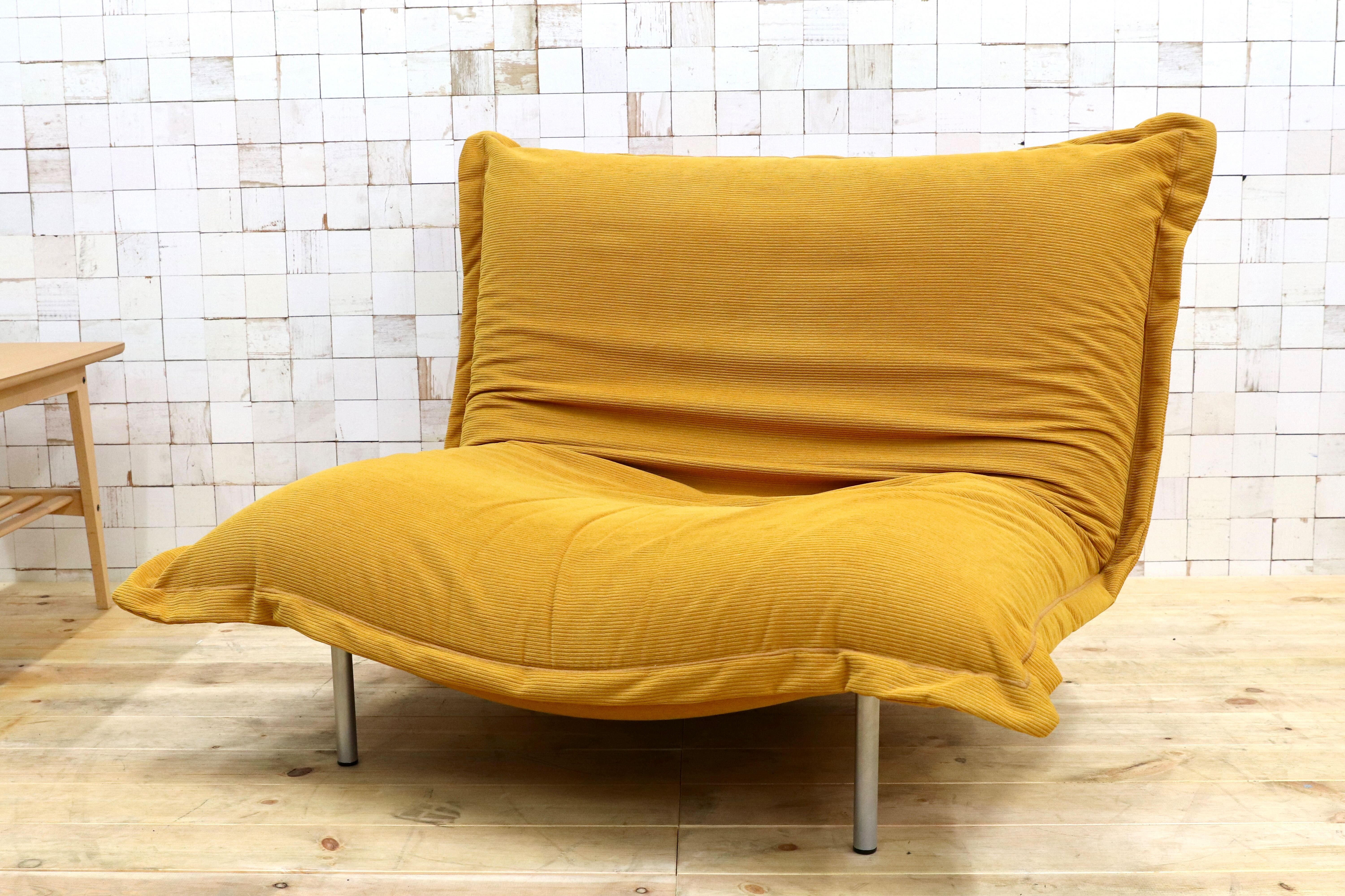 GMHK566○ligne roset / リーンロゼ ROSETCalin カラン 1人掛けソファ シングルソファ パスカル・ムールグ 展