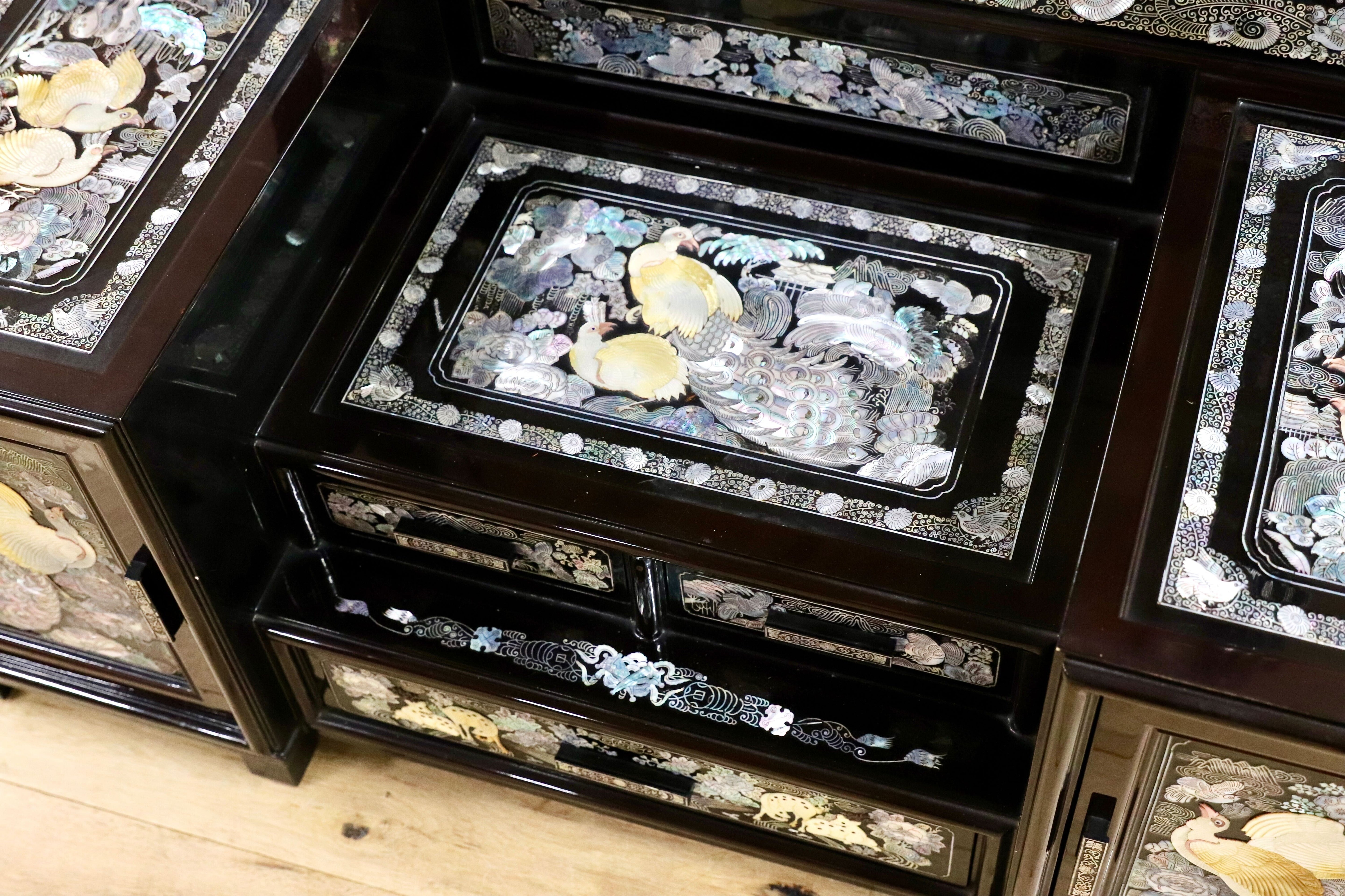 GMIK681○李朝家具 螺鈿細工 ドレッサー 鏡台 伝統工芸 化粧台 アンティーク 姿見