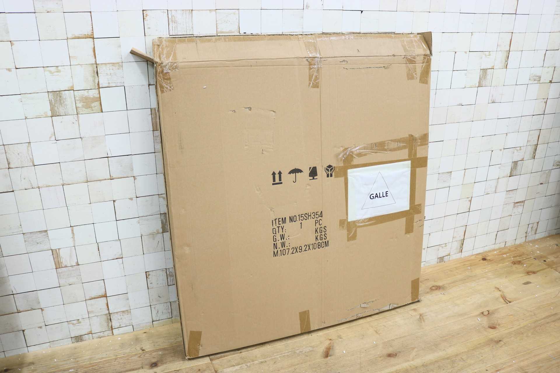 GMIK131D◯ウォールミラー 壁掛けミラー 壁掛け鏡 大型ミラー ラウンドデザイン アンティーク調 店舗什器 インテリア 未使用品