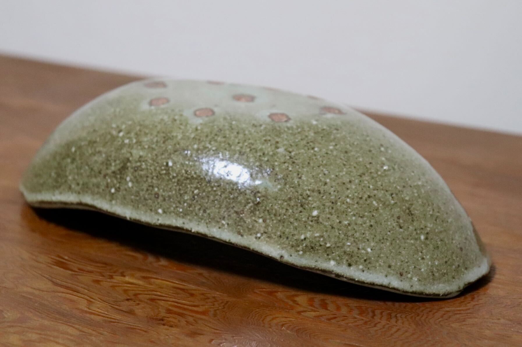 GMIO499A◯丹山窯 丹波焼 皿 楕円 陶器 丹波篠山 伝統工芸 未使用