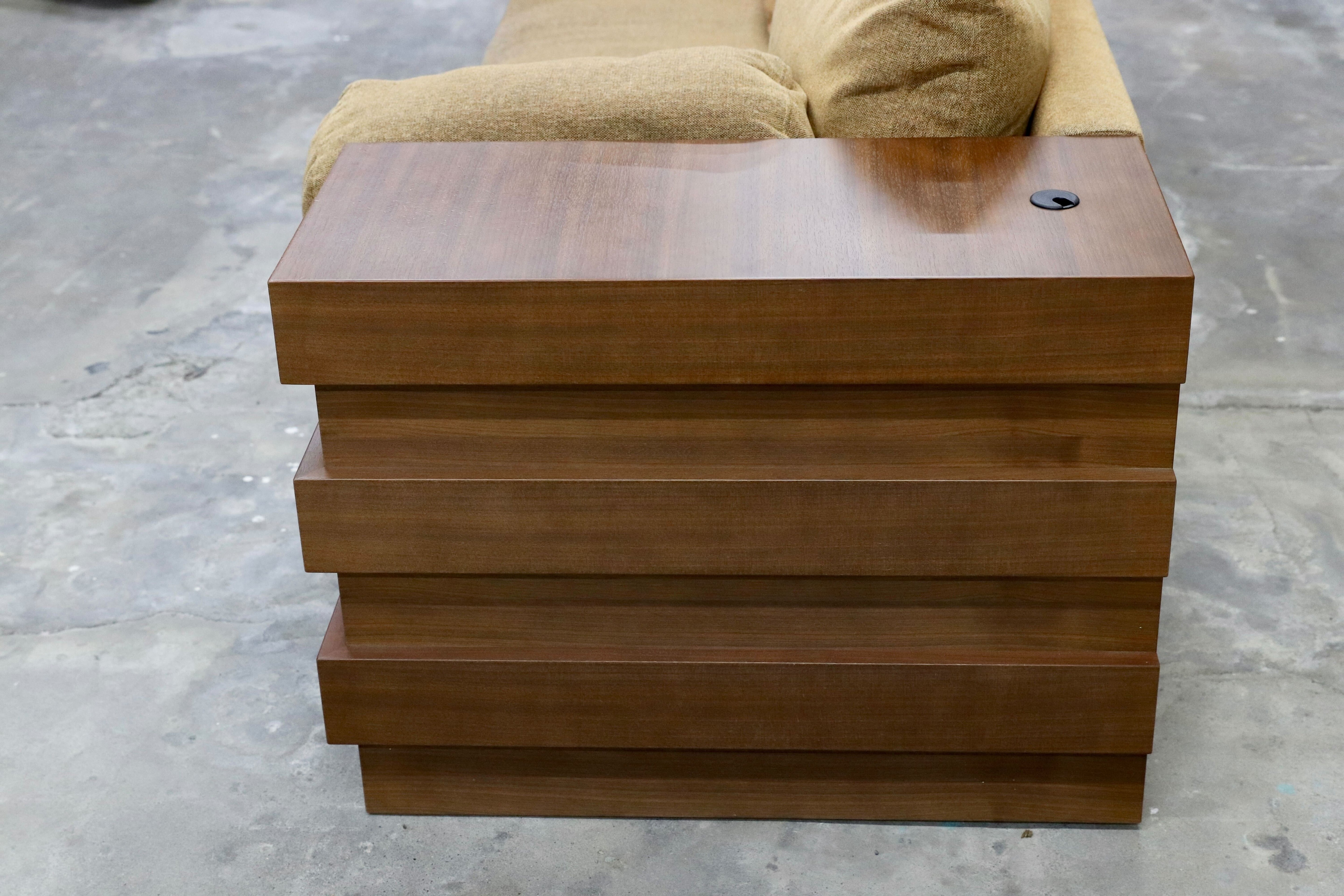 GMIK649○CONDE HOUSE / カンディハウス 2人掛けワイドソファ ラブソファ 羽毛 ファブリック 北海道旭川