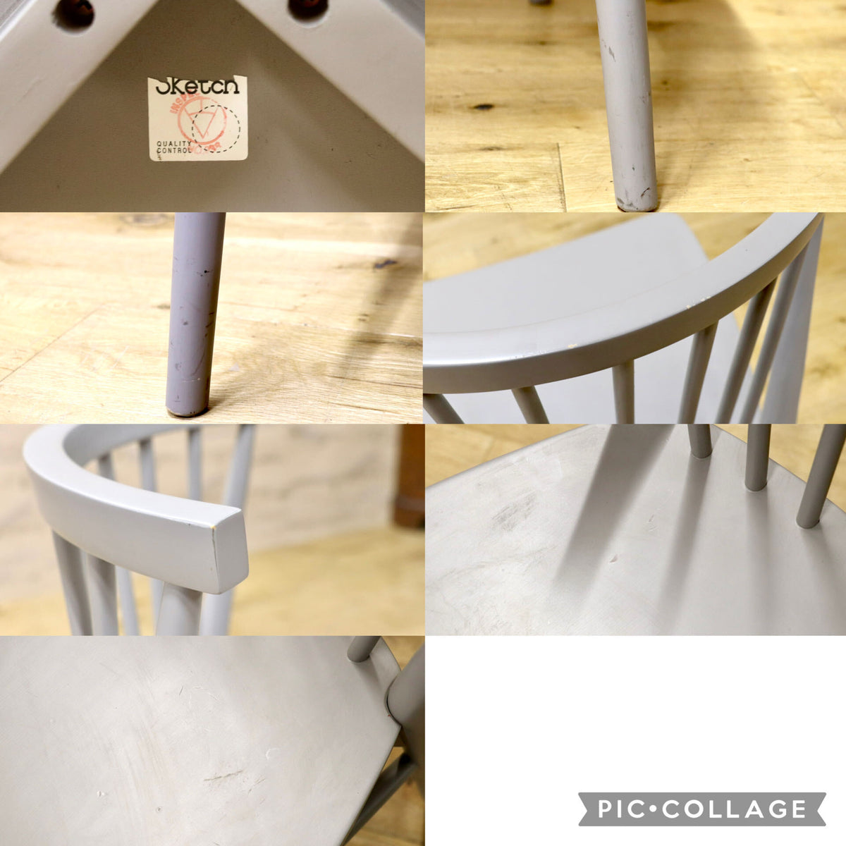 GMJN63B◯Sketch / スケッチ REQUIN chair レクインチェア ダイニングチェア アームレスチェア 食卓椅子 モダン 北欧スタイル 2脚セット