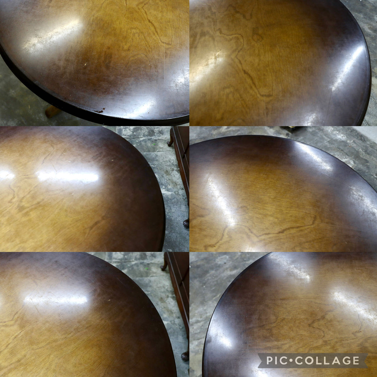 GMJH298○飛騨産業 / HIDA キツツキマーク ヴィンテージ ラウンドダイニングテーブル 円卓 クラシック 国産家具