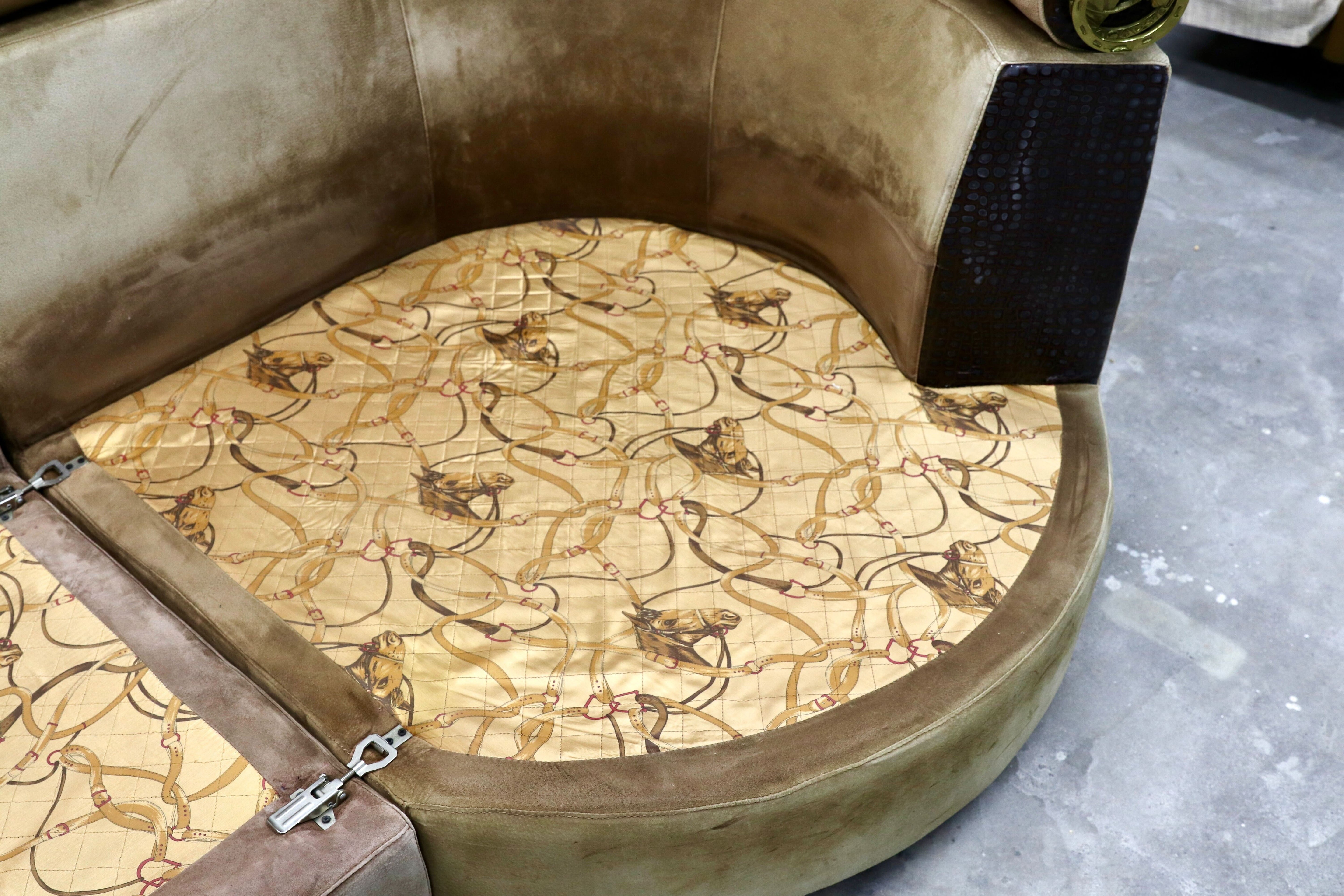 GMIK639○GUCCI / グッチ Formitalia フォルミタリア 最高級 カウチソファ セパレートソファ パオロ・グッチ イタリアモダン 約500万 稀少