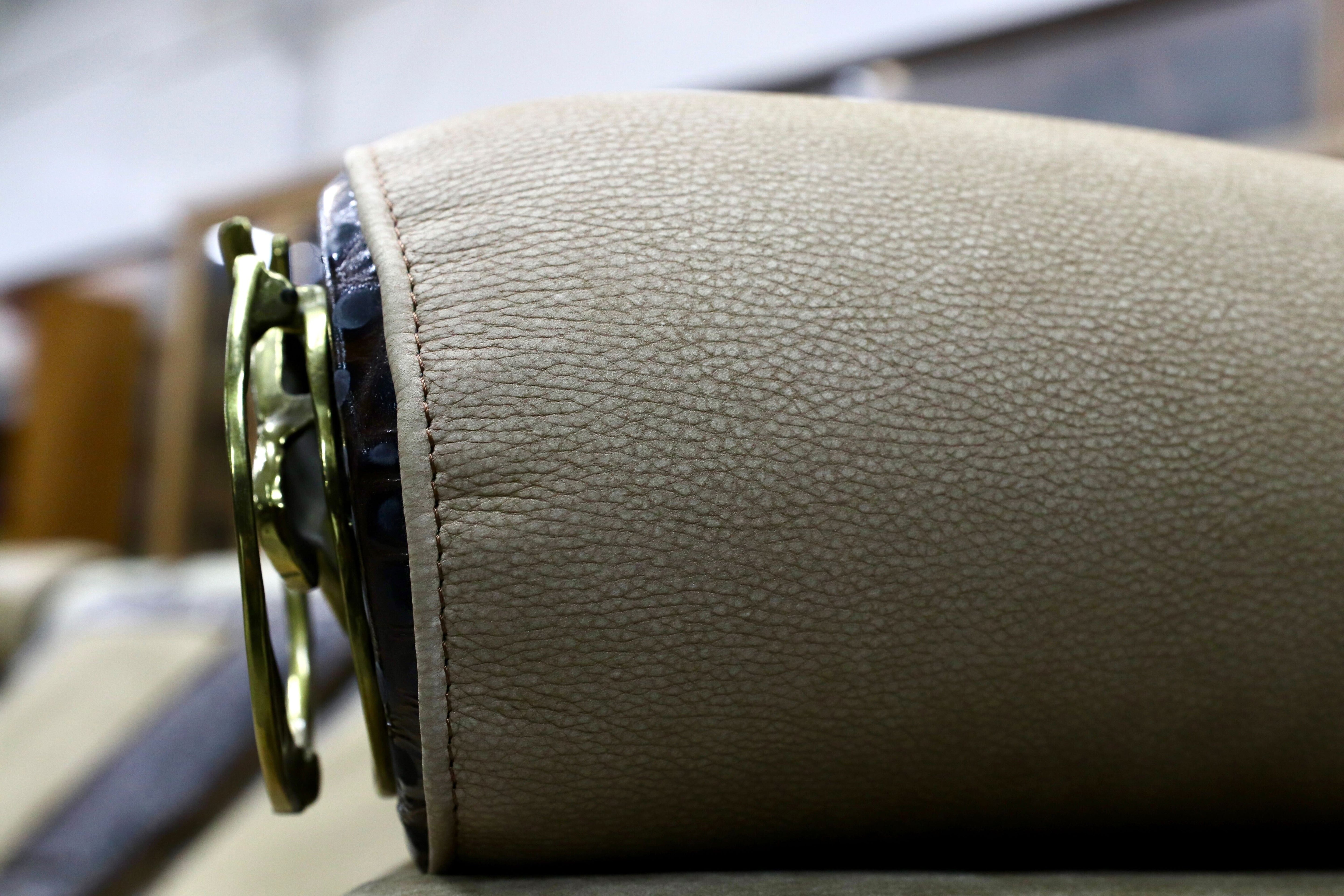 GMIK639○GUCCI / グッチ Formitalia フォルミタリア 最高級 カウチソファ セパレートソファ パオロ・グッチ イタリアモダン 約500万 稀少