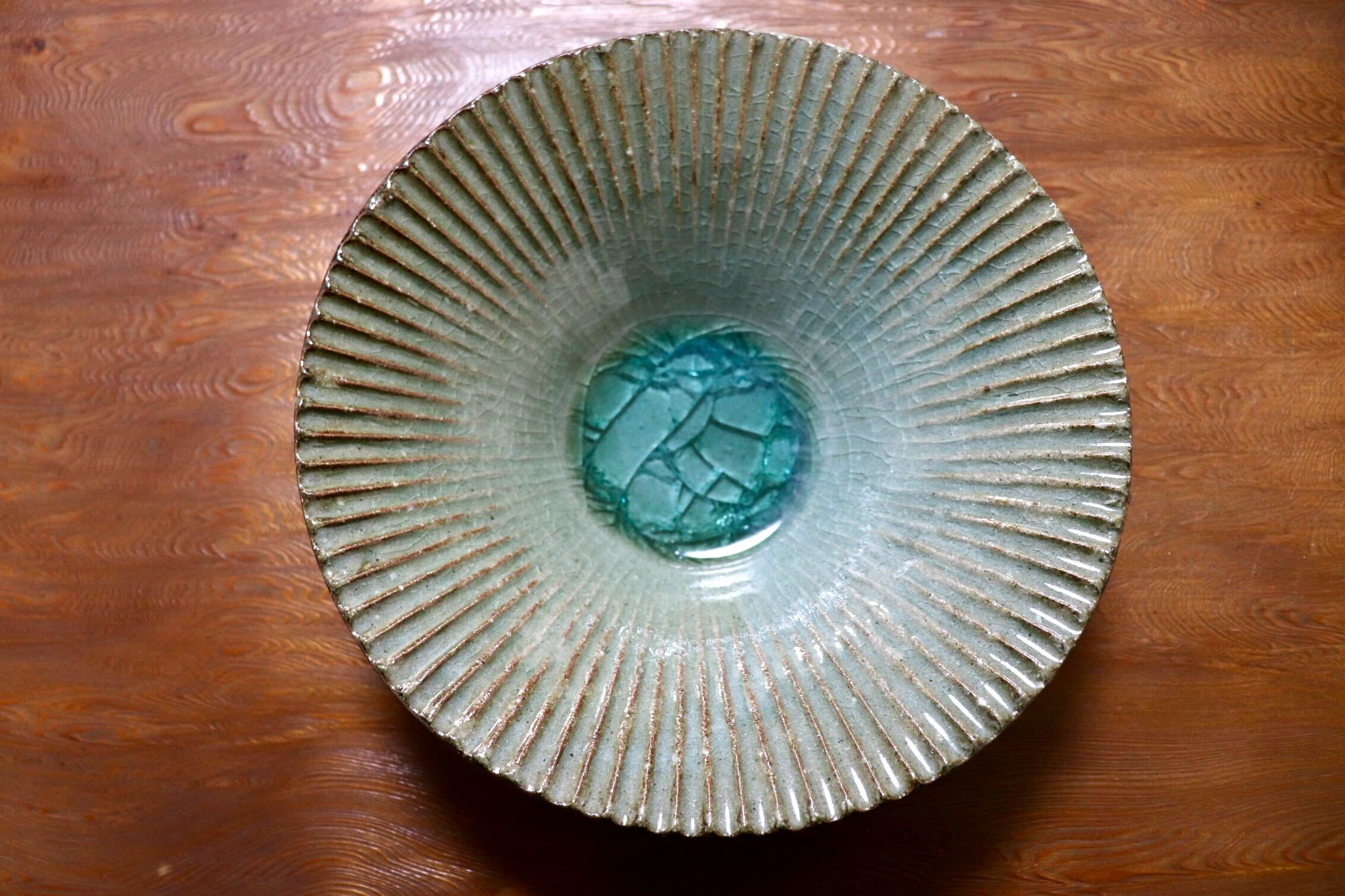GMIO500D◯丹山窯 丹波焼 傘皿 陶器 丹波篠山 伝統工芸 未使用