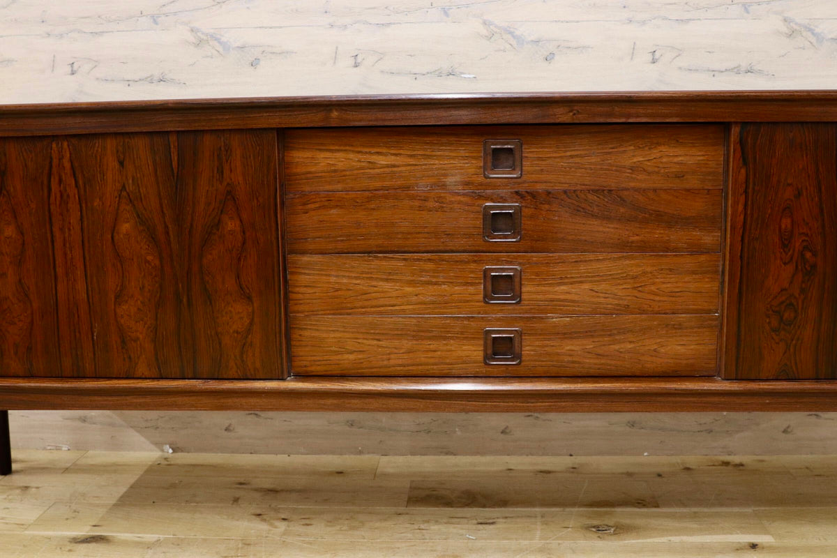 GMJH397○BRAMIN / ブラーミン Model 322 サイドボード H.W.Klein ローズウッド デンマーク製 北欧ヴィンテージ ミッドセンチュリー 稀少