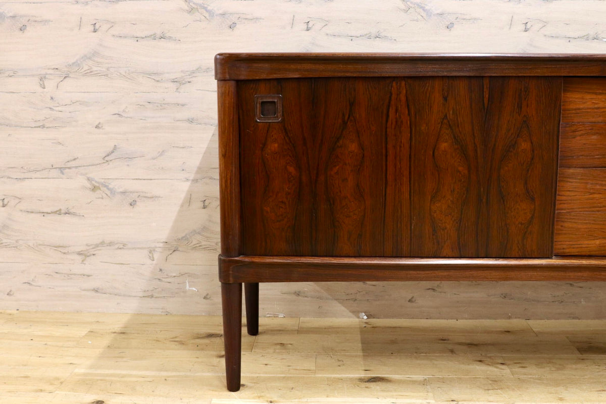 GMJH397○BRAMIN / ブラーミン Model 322 サイドボード H.W.Klein ローズウッド デンマーク製 北欧ヴィンテージ ミッドセンチュリー 稀少