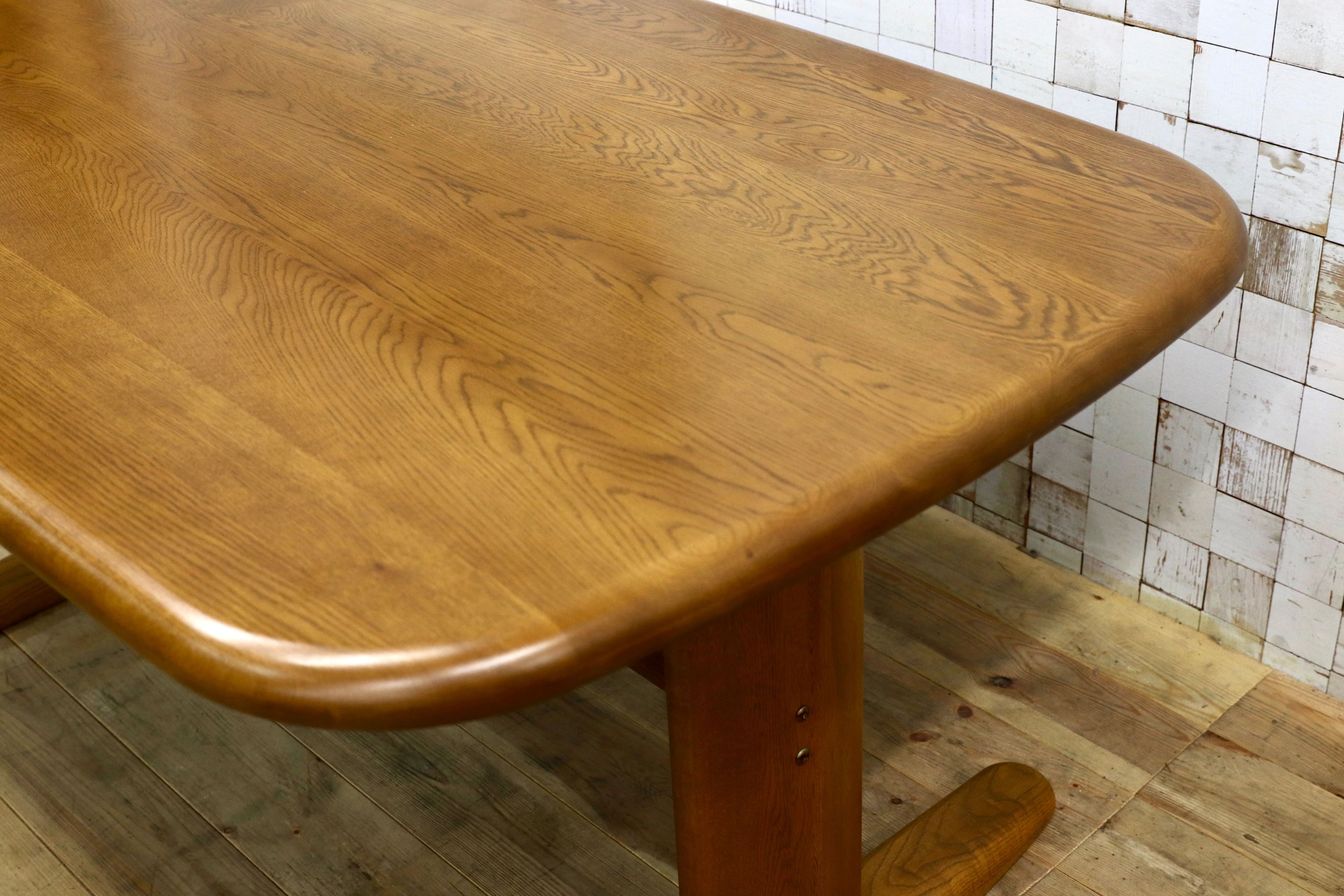 GMHH455○浜本工芸 / HAMAMOTO ダイニングテーブル 食卓テーブル 楢材 IDC大塚家具 展示品