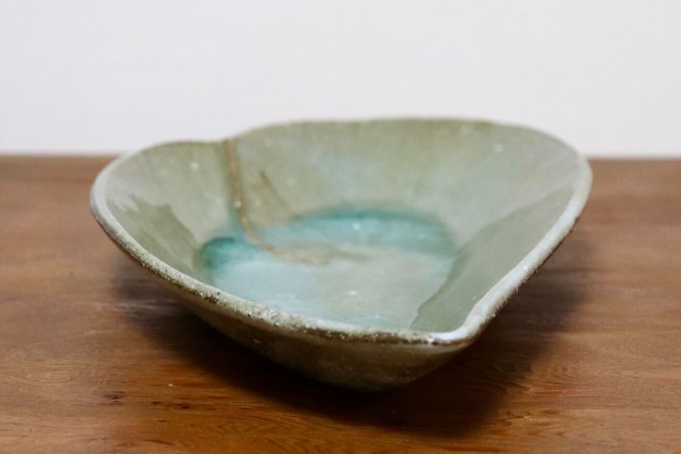 GMIO495F◯丹山窯 丹波焼 葉形皿 陶器 丹波篠山 伝統工芸 未使用