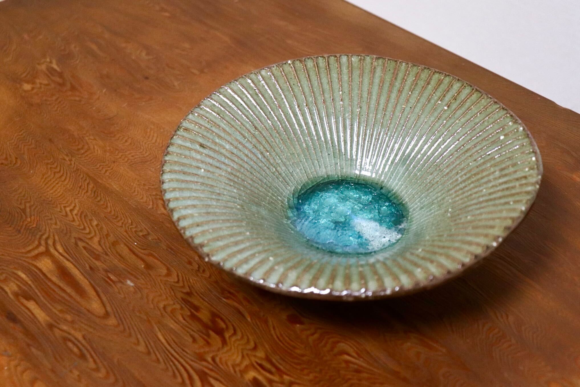 GMIO500F◯丹山窯 丹波焼 傘皿 陶器 丹波篠山 伝統工芸 未使用