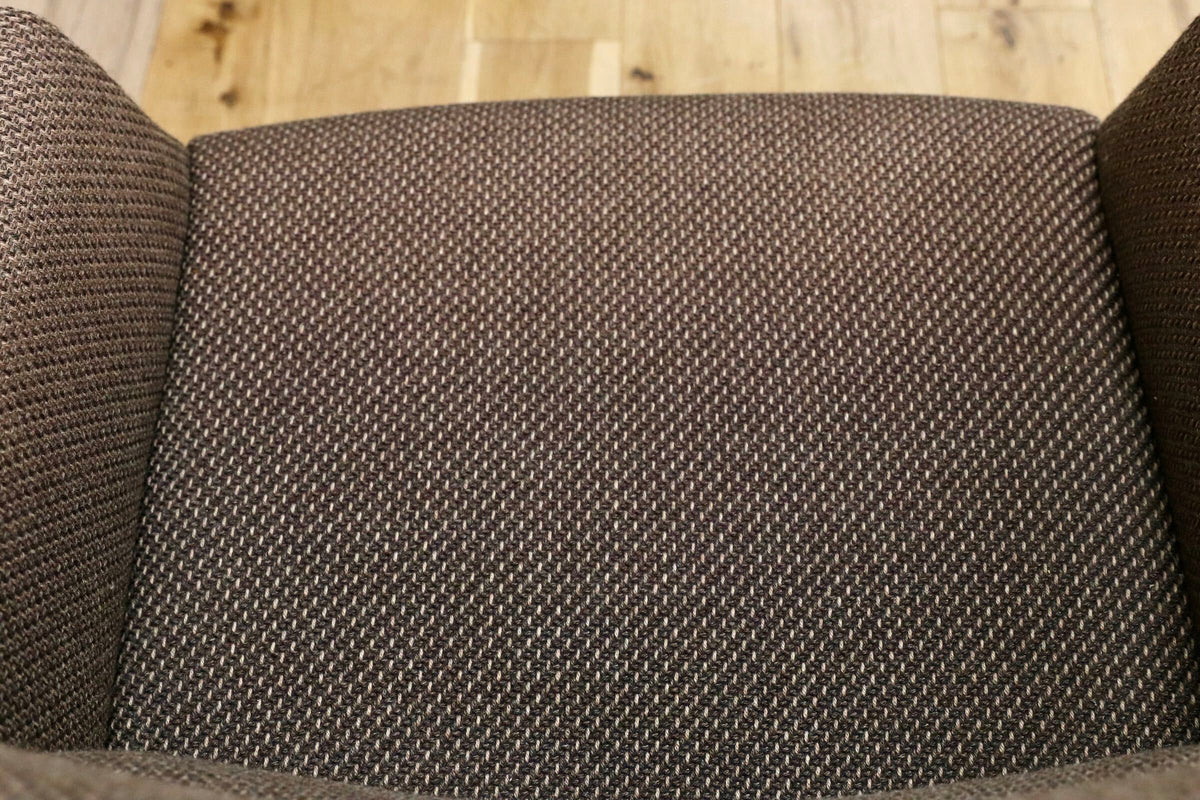 GMJK477B○FUJI FURNITURE / 冨士ファニチア Tapio タピオ ウォールナットカラー ラウンドソファ 中村曻 回転式 ファブリック 約23万