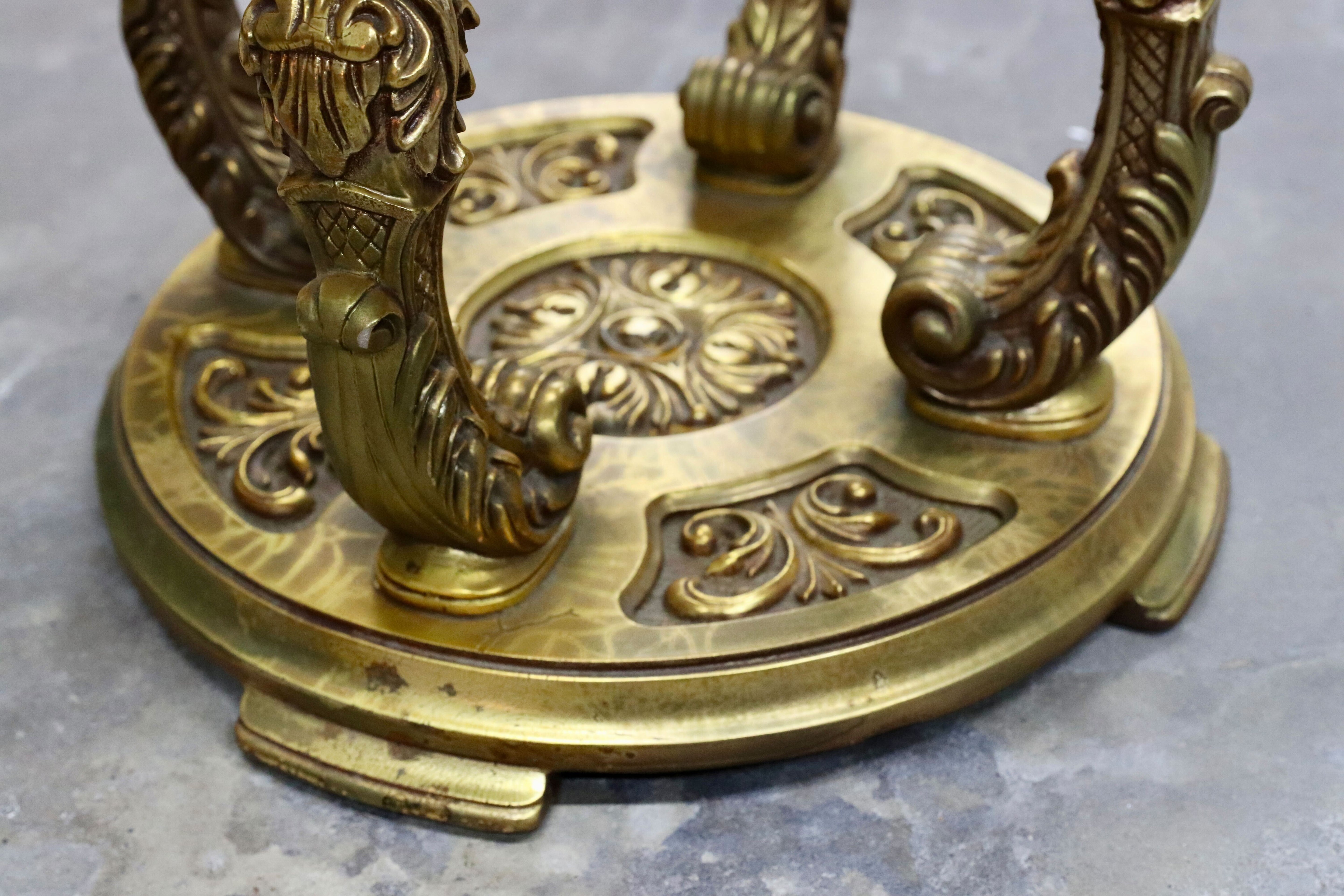 GMIS372○西洋 アンティーク サイドテーブル コンソールテーブル 花台 ゴールド ラグジュアリー モダン ヴィンテージ 店舗什器