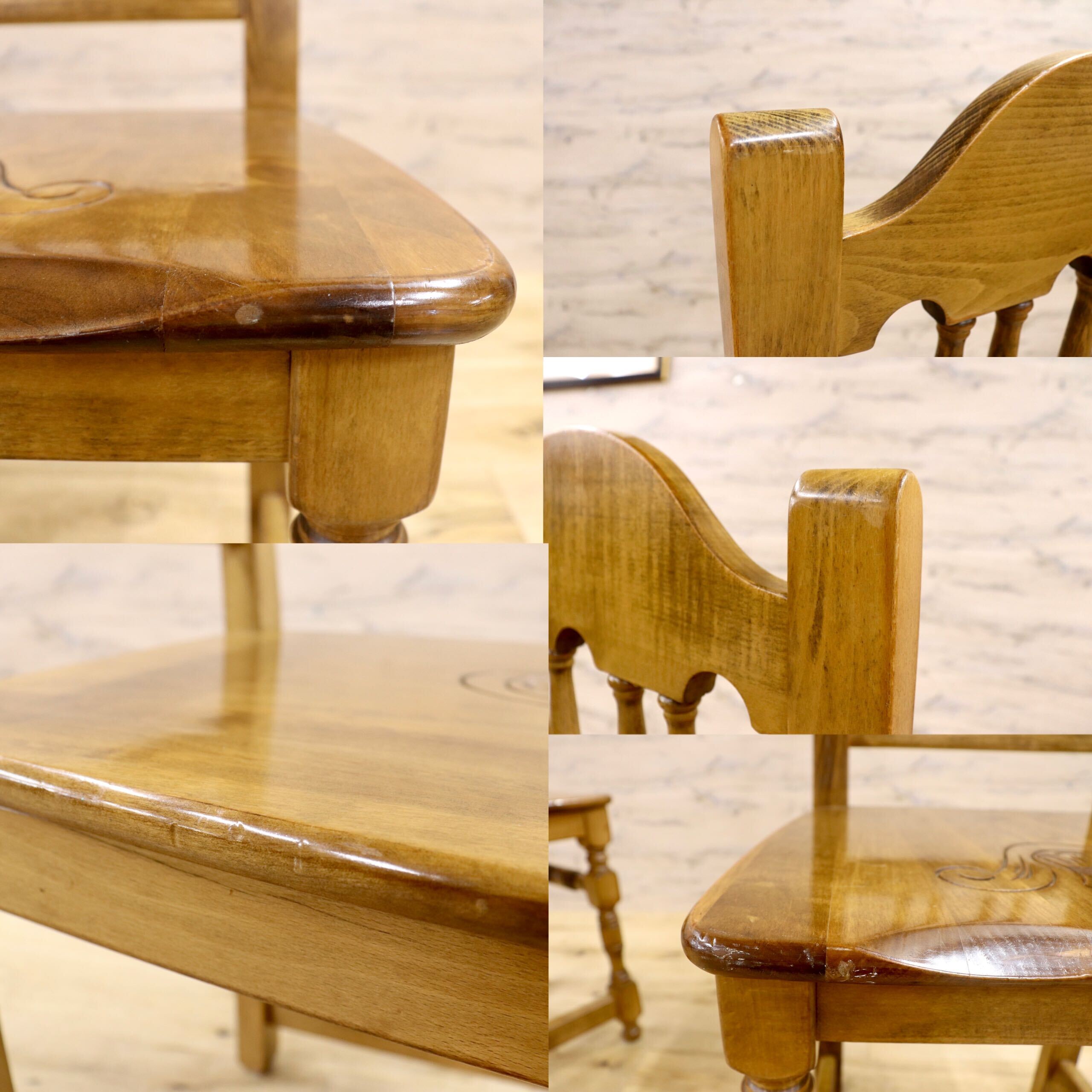 GMIK434B○スペイン カスティリアンスタイル ヴィンテージ ダイニング