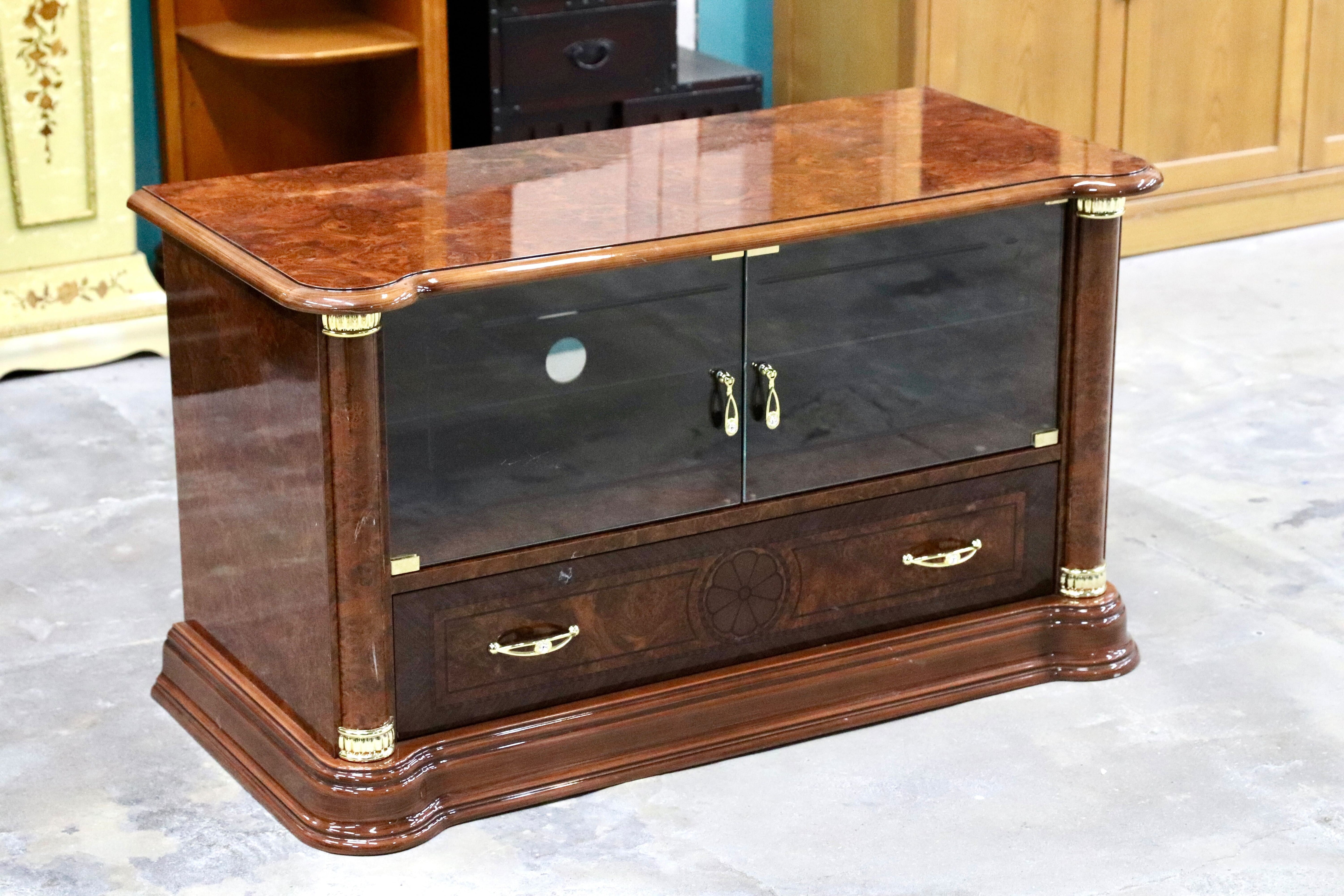 GMIS352○SaltarelliMOBILI / サルタレッリモビリ フローレンス TVボード AVボード ローボード 輸入家具 ロココ調 イタリア 定価約24.7万