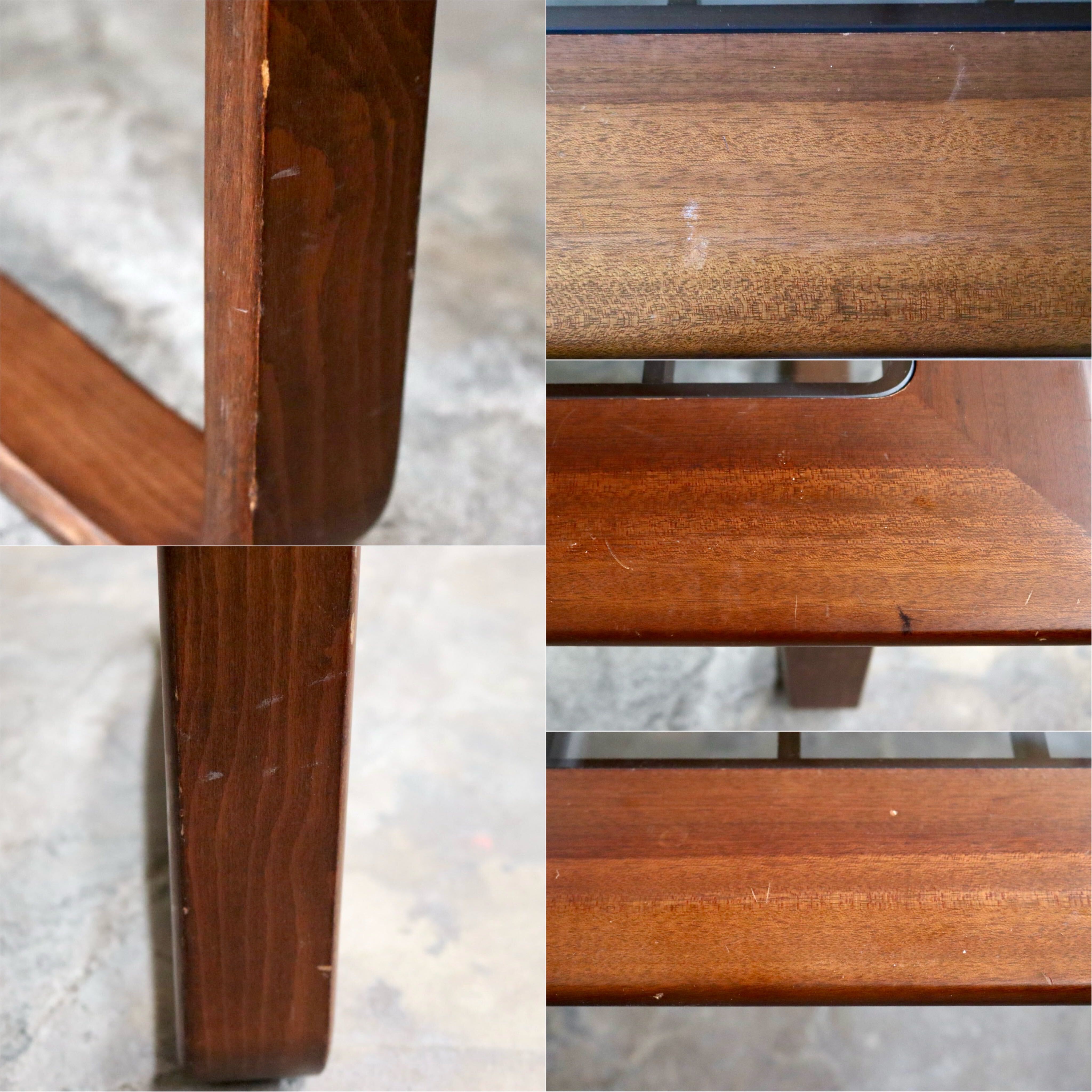 GMJK130○冨士ファニチア / FUJI FURNITURE センターテーブル ローテーブル 木製 曲木 ガラス クラシック ヴィンテージ 国産家具