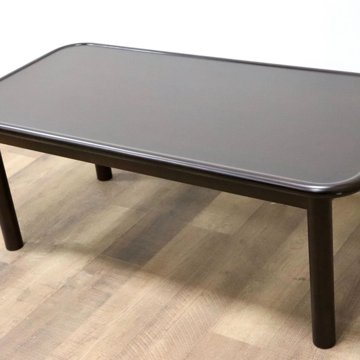 秋田木工（大塚家具）センターテーブル N-LT-001 すぎれ ツカ付 ダーク 