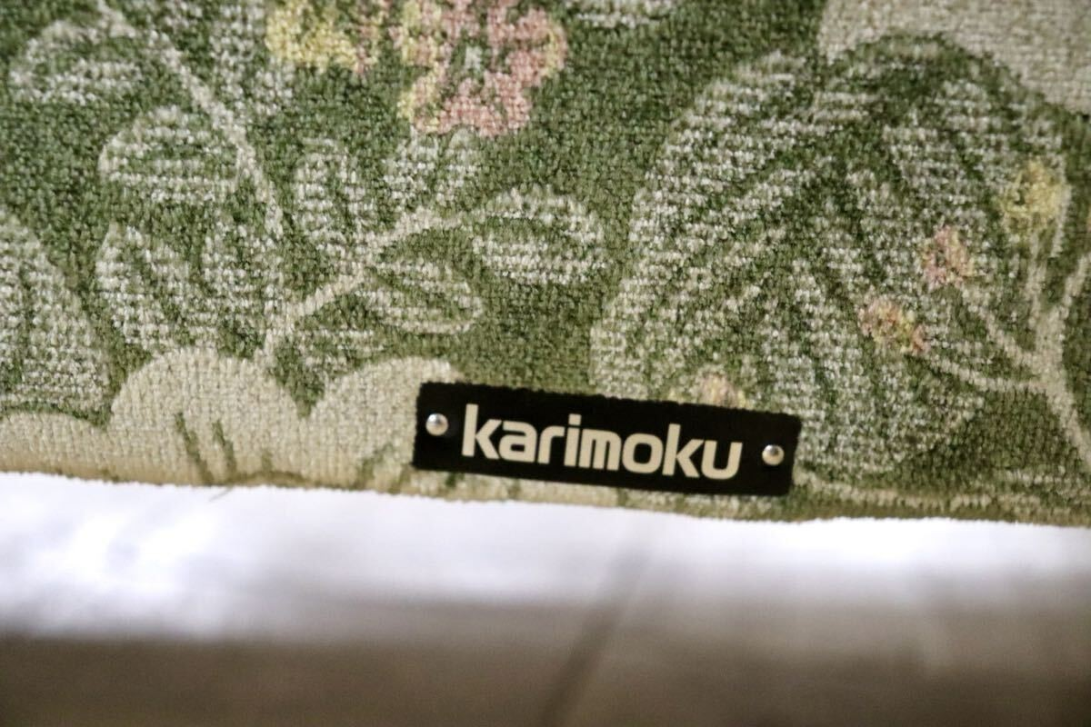 GMIK971A○karimoku / カリモク コロニアル UK26 3人掛けソファ トリプルソファ 長椅子 金華山 ファブリック 国産家具 定価約17.5万