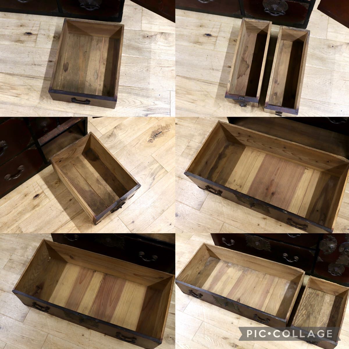 GMIS224○時代箪笥 仙台箪笥 和家具 整理箪笥 アンティーク